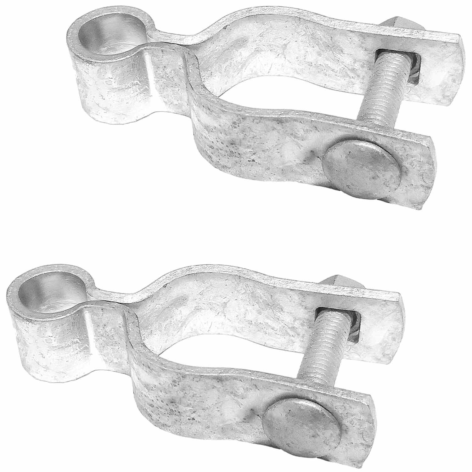 1-3/8" x 1/2" Chain Link Gate Frame Hinge with Bolt – Galvanized (CLEARANCE) - ONLY FITS 1-3/8" FRAMES - Image 5