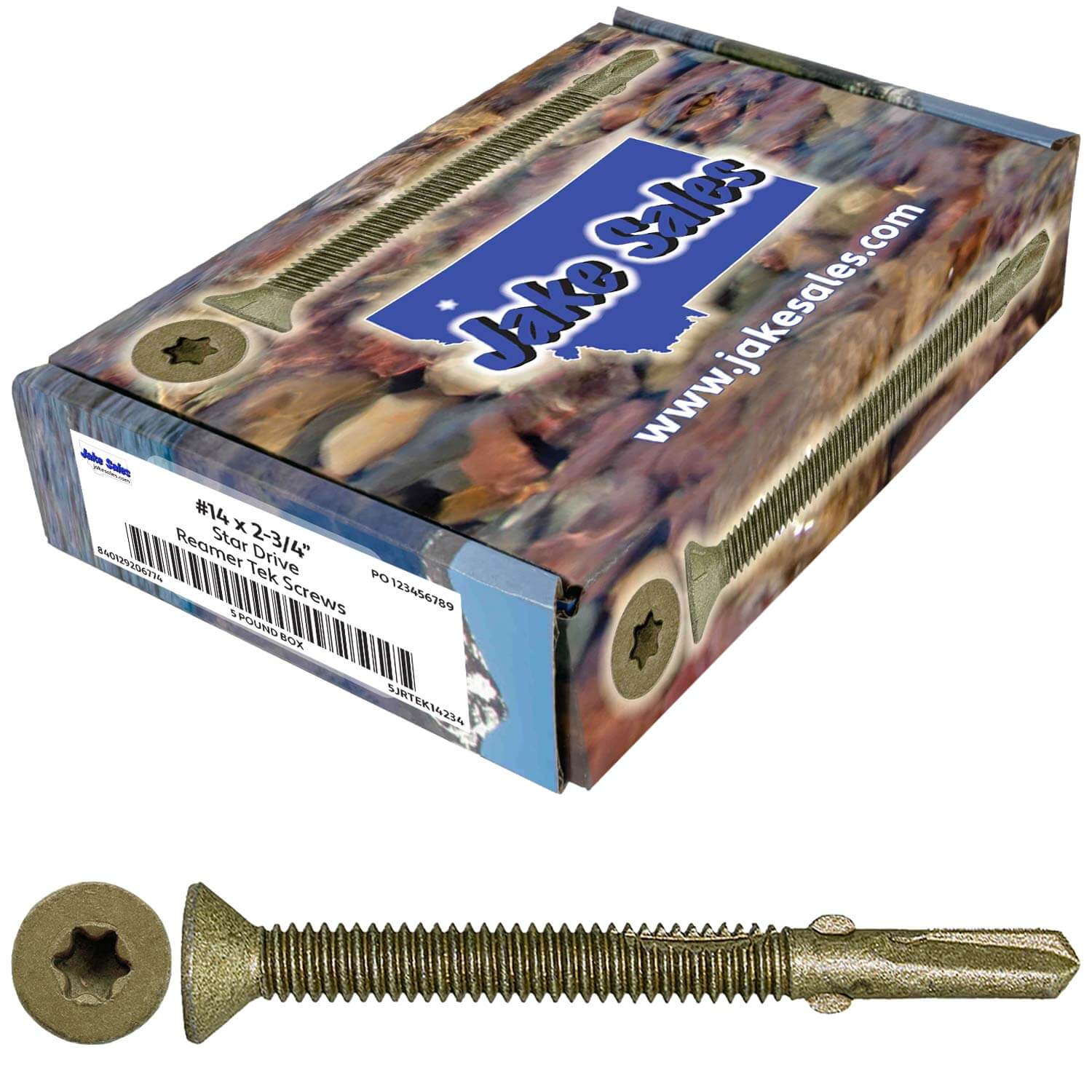 Reamer Tek Torx/Star Head Self-Drilling Wood to Metal Screws - for Flatbeds, Trailers or Fastening Wood to Steel - Image 101