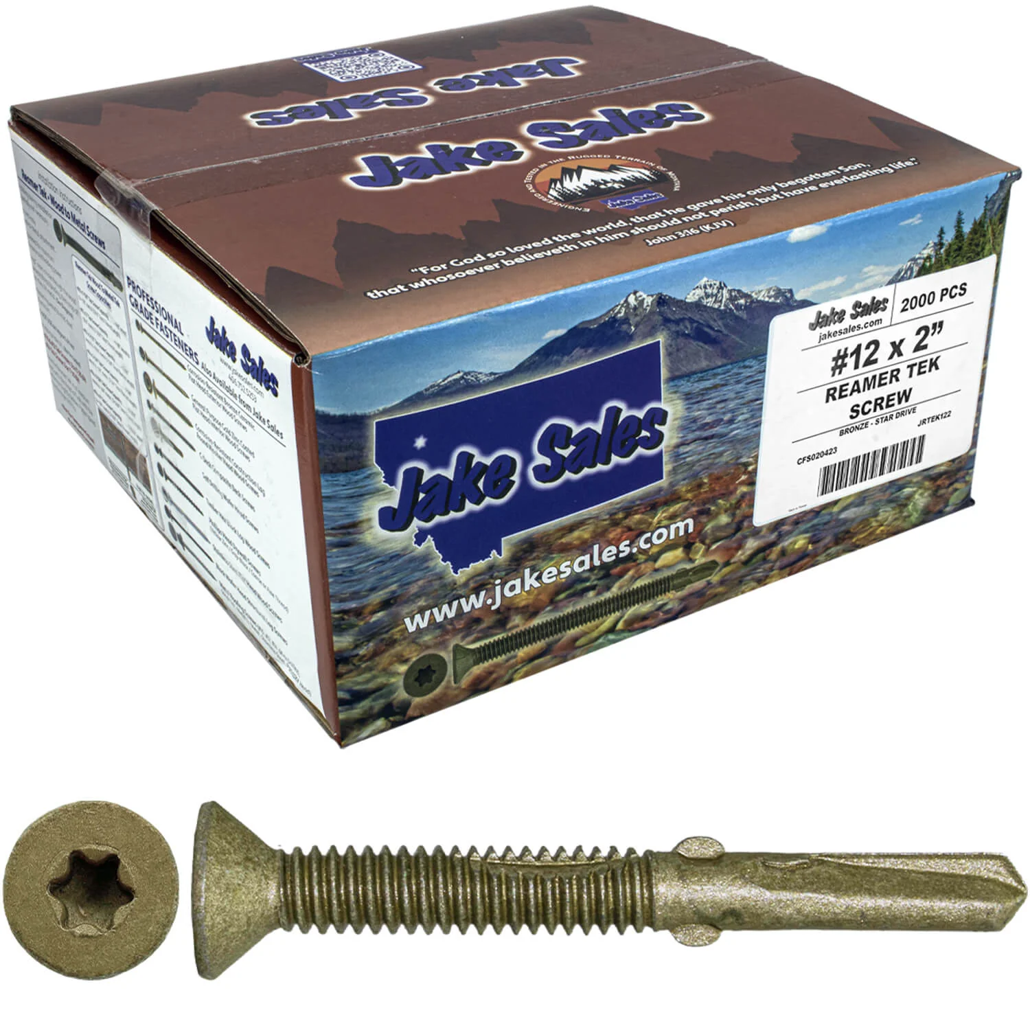 Reamer Tek Torx/Star Head Self-Drilling Wood to Metal Screws - for Flatbeds, Trailers or Fastening Wood to Steel - Image 103