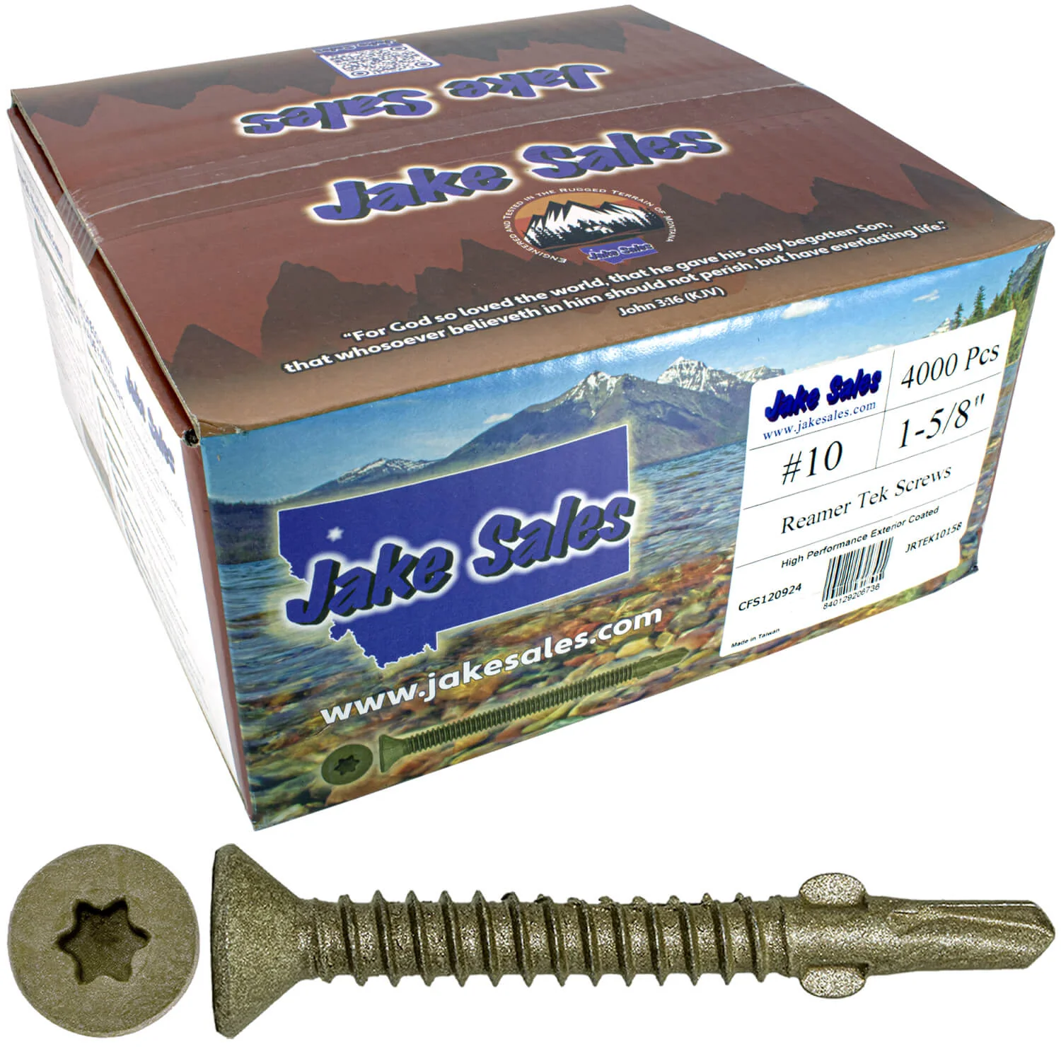 Reamer Tek Torx/Star Head Self-Drilling Wood to Metal Screws - for Flatbeds, Trailers or Fastening Wood to Steel - Image 126