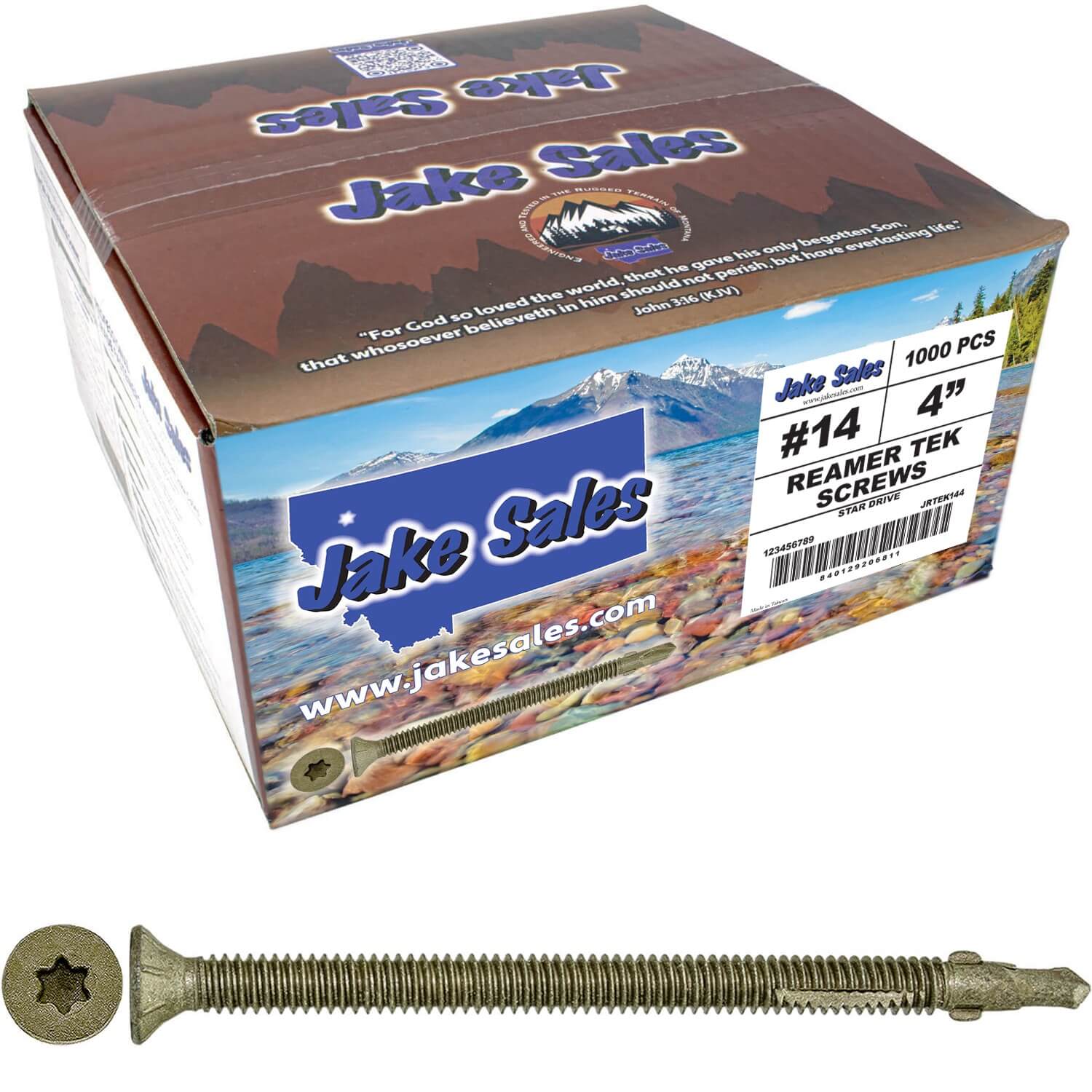 Reamer Tek Torx/Star Head Self-Drilling Wood to Metal Screws - for Flatbeds, Trailers or Fastening Wood to Steel - Image 22