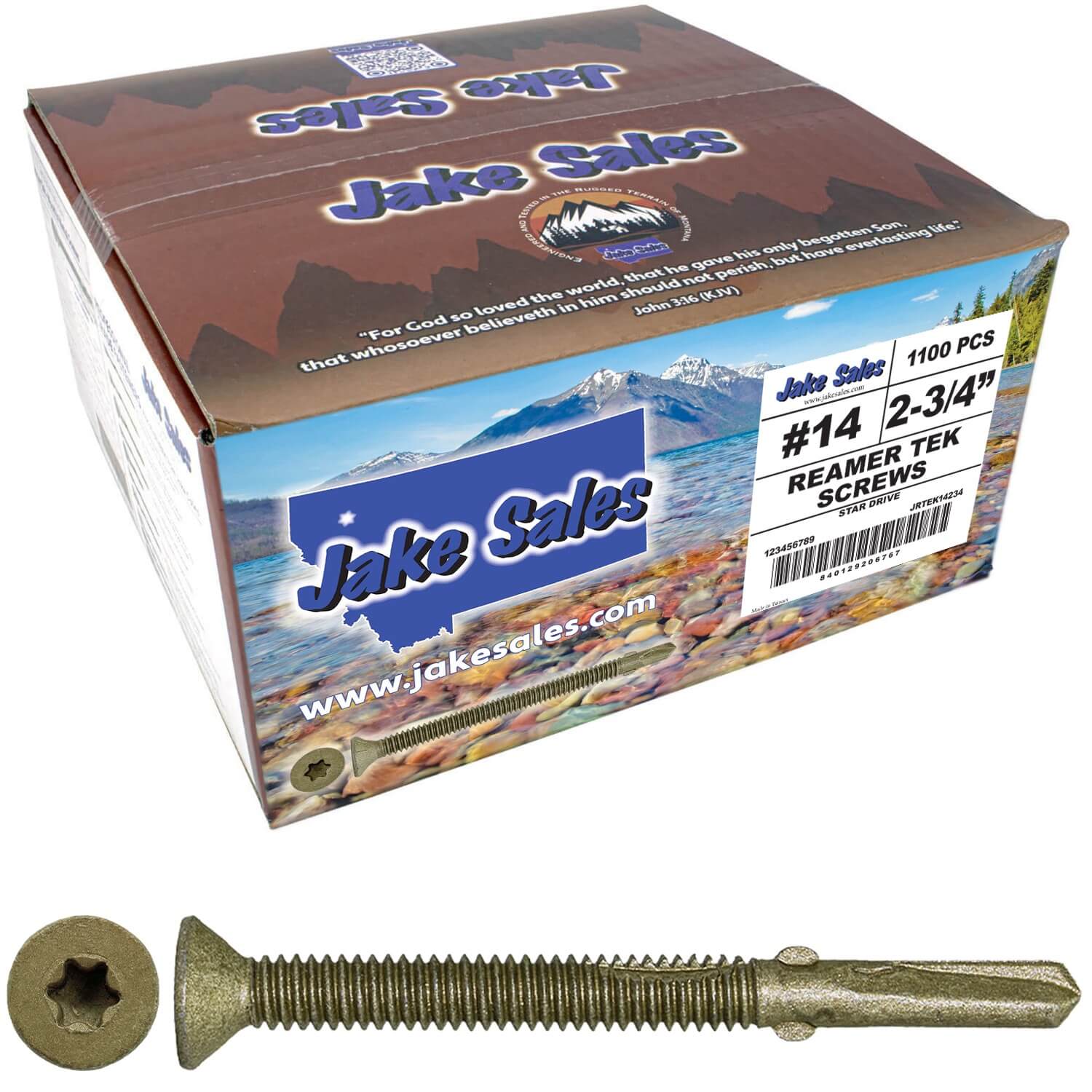 Reamer Tek Torx/Star Head Self-Drilling Wood to Metal Screws - for Flatbeds, Trailers or Fastening Wood to Steel - Image 26