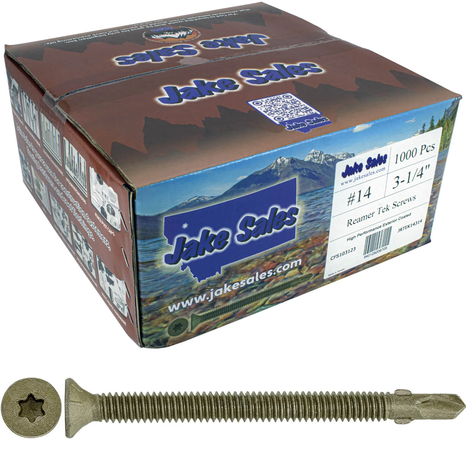 Reamer Tek Torx/Star Head Self-Drilling Wood to Metal Screws - for Flatbeds, Trailers or Fastening Wood to Steel - Image 52