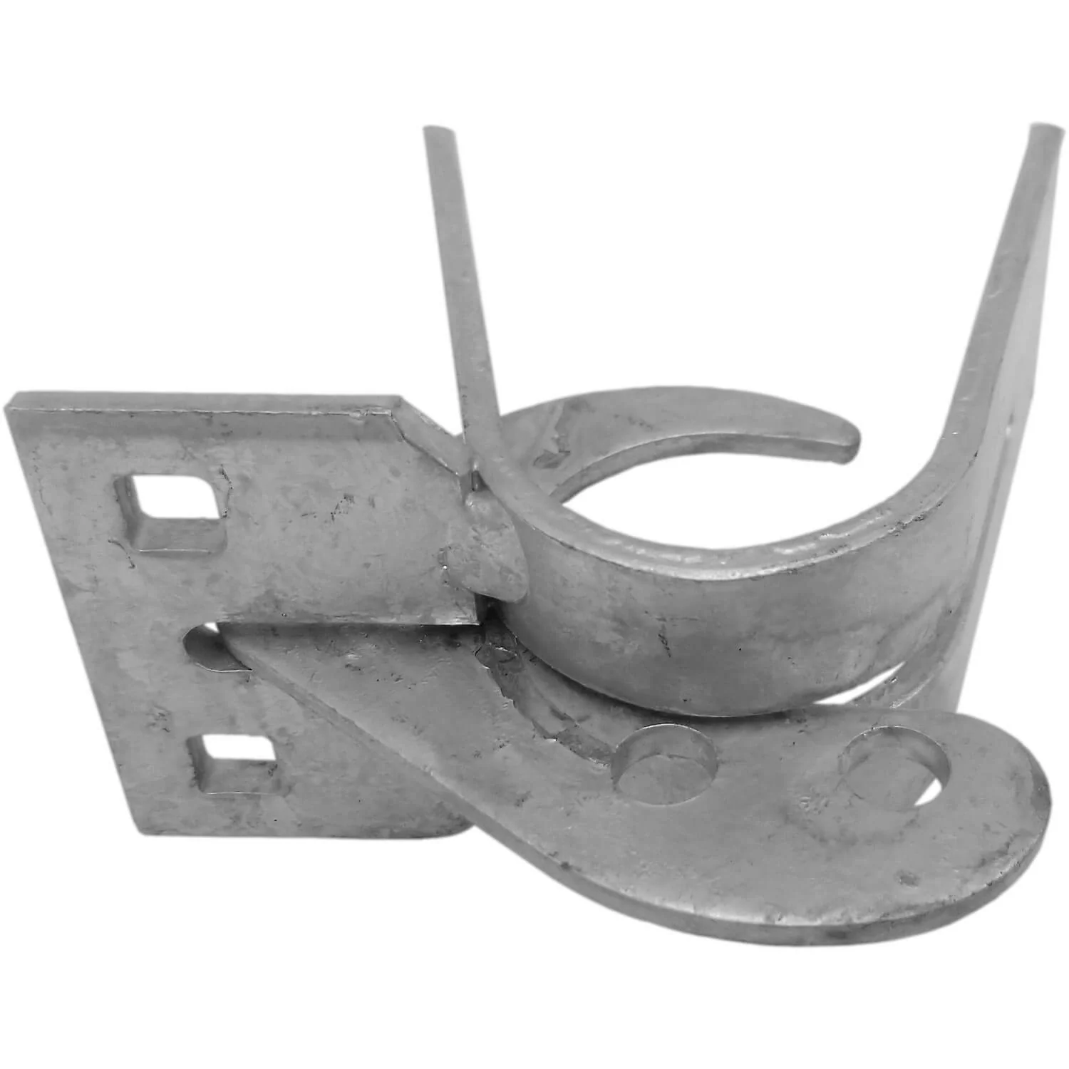ROLLING OFFSET LATCH - "LOCK N' LATCH": (for 1-5/8" to 1-7/8") Chain Link Fence Gate Offset Latch (Rolling, Sliding, or Cantilevered Gate Latch) - Image 10