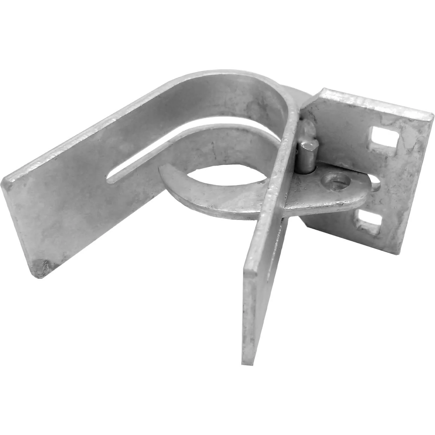 ROLLING OFFSET LATCH - "LOCK N' LATCH": (for 1-5/8" to 1-7/8") Chain Link Fence Gate Offset Latch (Rolling, Sliding, or Cantilevered Gate Latch) - Image 8