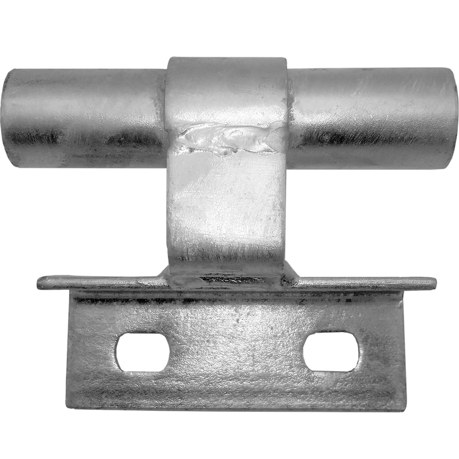 ROLLING/SLIDING GATE TRACK BRACKET -WALL MOUNT: for 1-5/8" Track Pipe [Flat Back] - Image 6