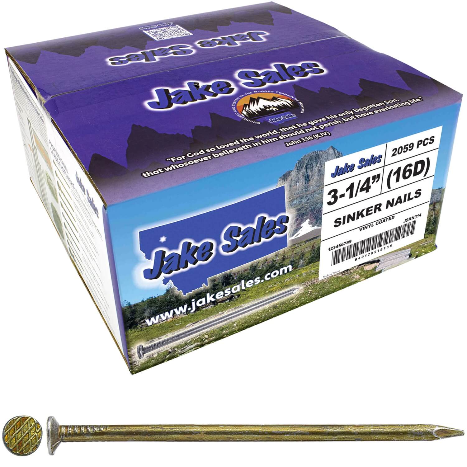 Sinker Framing Nails for General Home construction, remodeling, general carpentry vinyl coated nails. Used for interior framing and structural fastening - Image 13