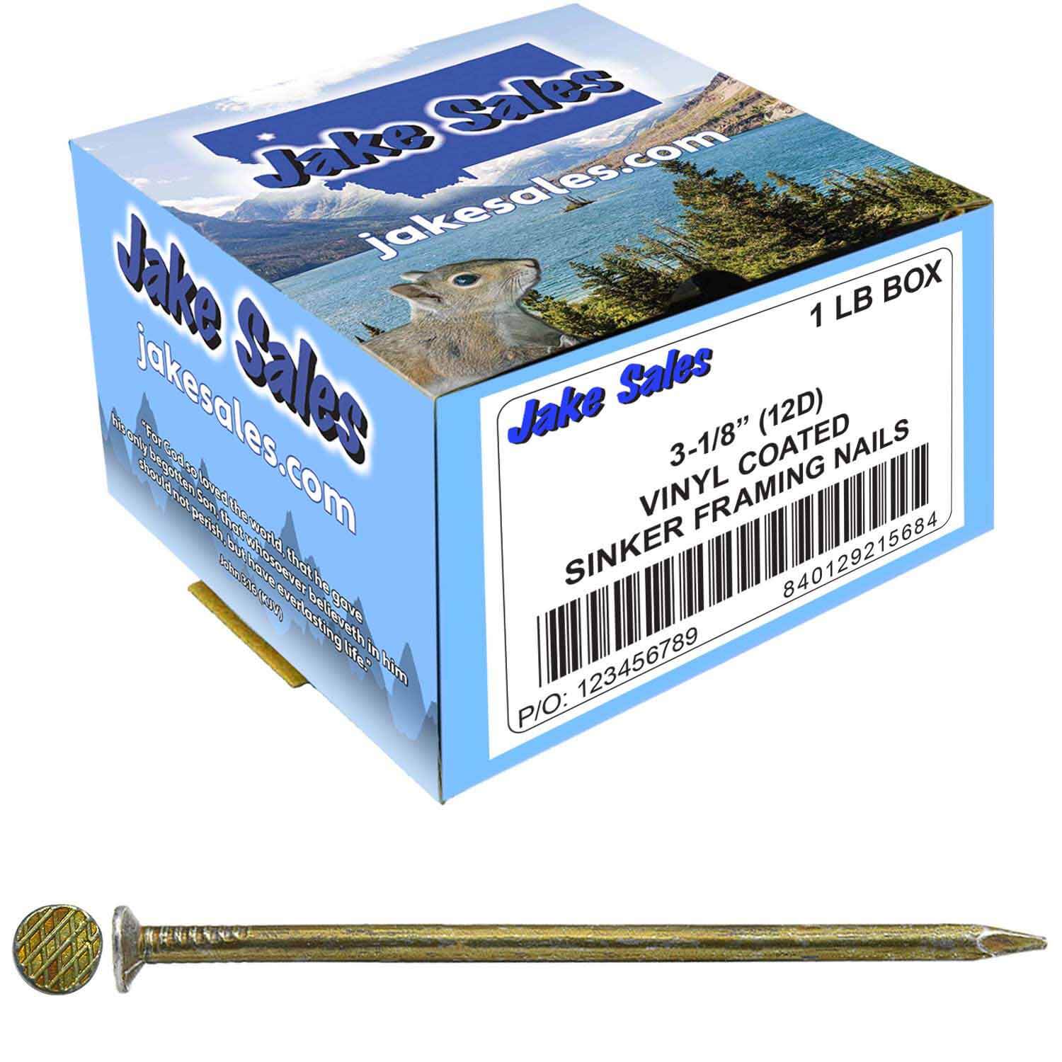 Sinker Framing Nails for General Home construction, remodeling, general carpentry vinyl coated nails. Used for interior framing and structural fastening - Image 8