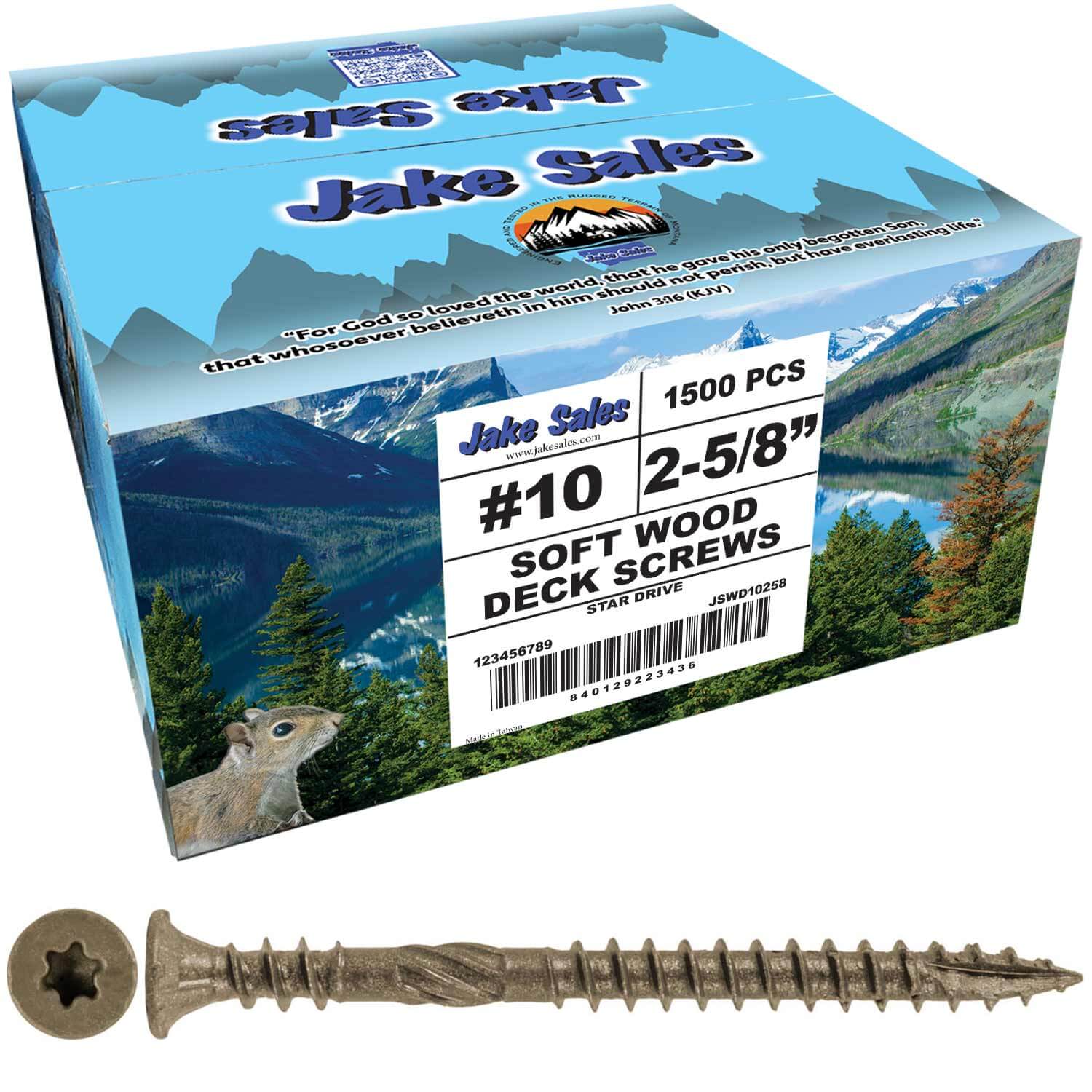 #10 Soft Wood Deck Screw - Exterior Corrosion Resistant - Image 35