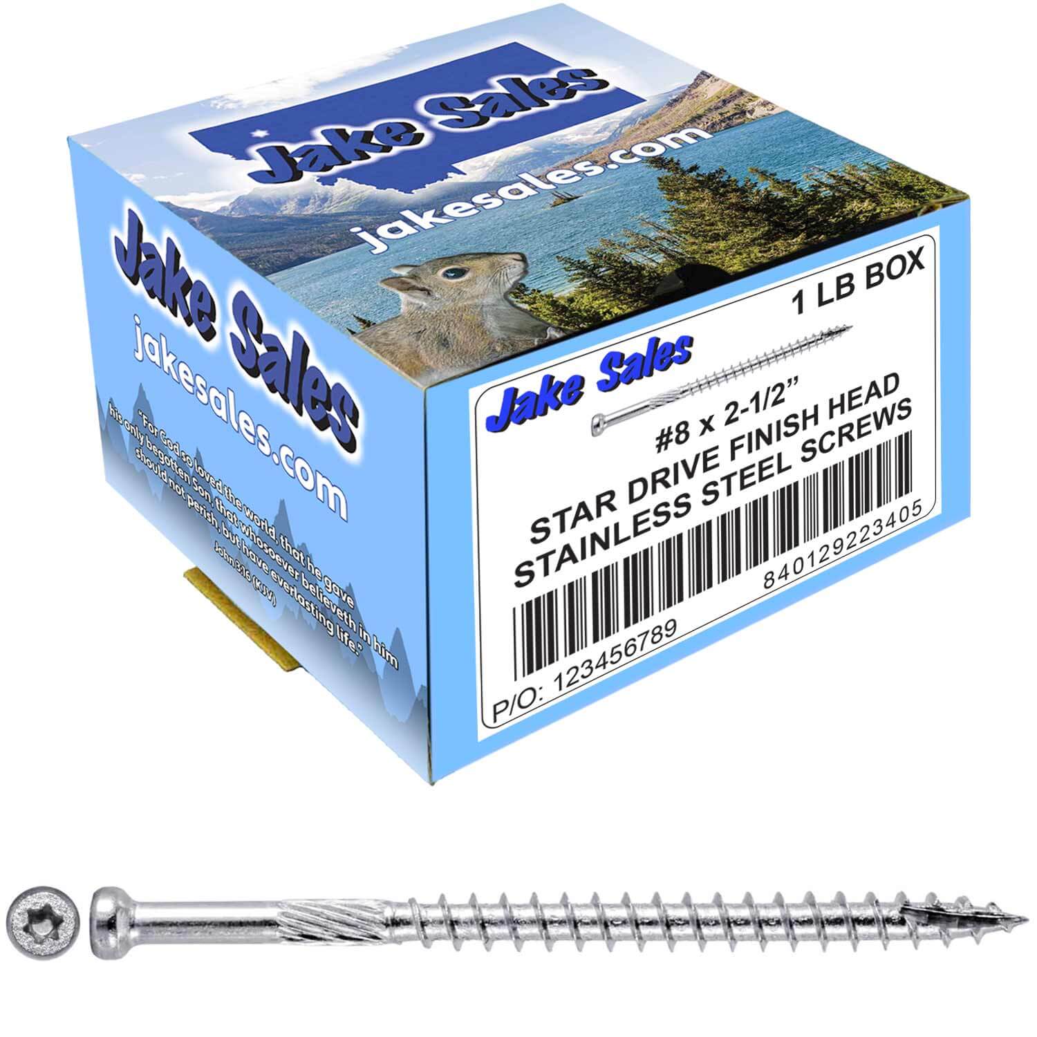 Finish Head Stainless Steel Wood Screw - Marine Grade 316 Stainless Steel for Exterior and Interior Use - Image 40