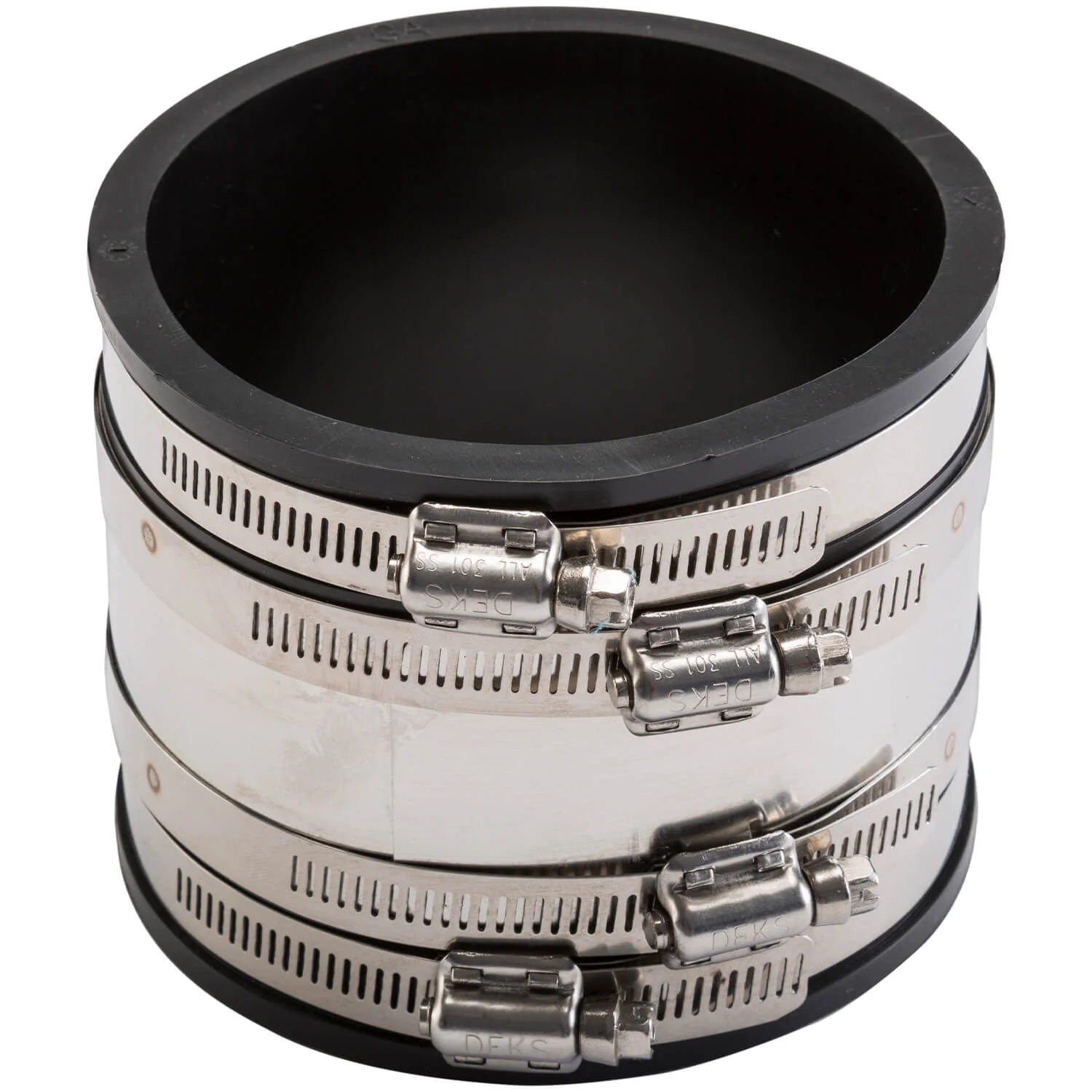 Stainless Steel Non-Shear with Gear Bands Coupler - Flexible With Shear Ring - Clay, Plastic, Copper, Steel or Lead to Clay, Plastic, Copper, Steel or Lead - Image 23