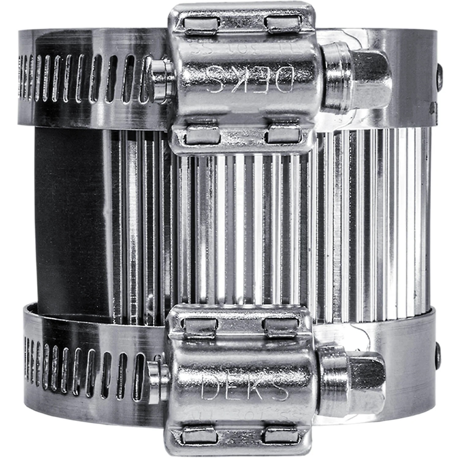 Stainless Steel Non-Shear with Gear Bands Coupler - Flexible With Shear Ring - Clay, Plastic, Copper, Steel or Lead to Clay, Plastic, Copper, Steel or Lead - Image 39