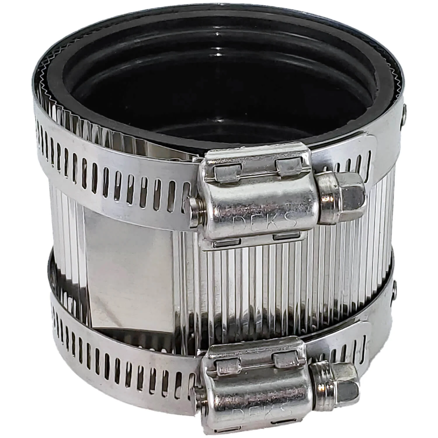 Stainless Steel Non-Shear with Gear Bands Coupler - Flexible With Shear Ring - Clay, Plastic, Copper, Steel or Lead to Clay, Plastic, Copper, Steel or Lead - Image 6