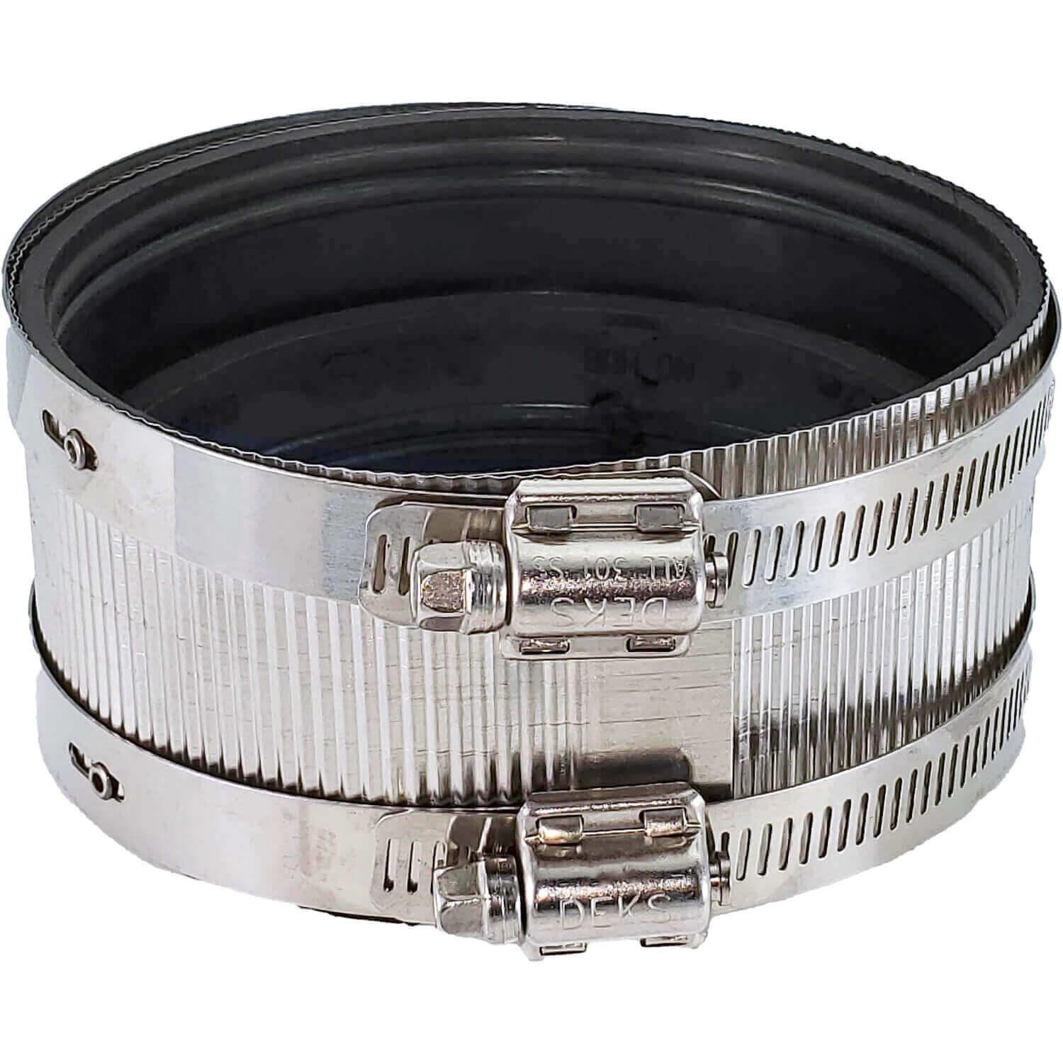 Stainless Steel Non-Shear with Gear Bands Coupler - Flexible With Shear Ring - Clay, Plastic, Copper, Steel or Lead to Clay, Plastic, Copper, Steel or Lead - Image 8