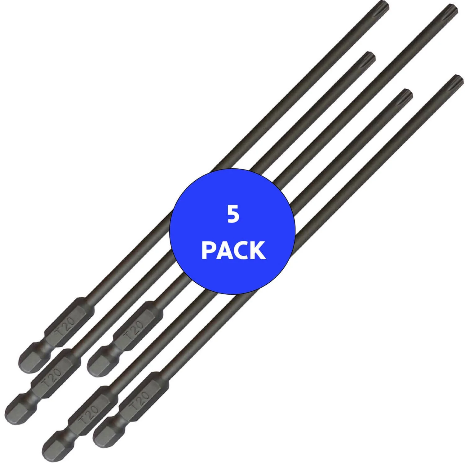 T20 (T-20) Torx/Star Driver Bit - Color Coded Torx/Star Drive Quick Change Shank Bit for Screws and Fasteners Requiring T20 (T-20) - Image 12