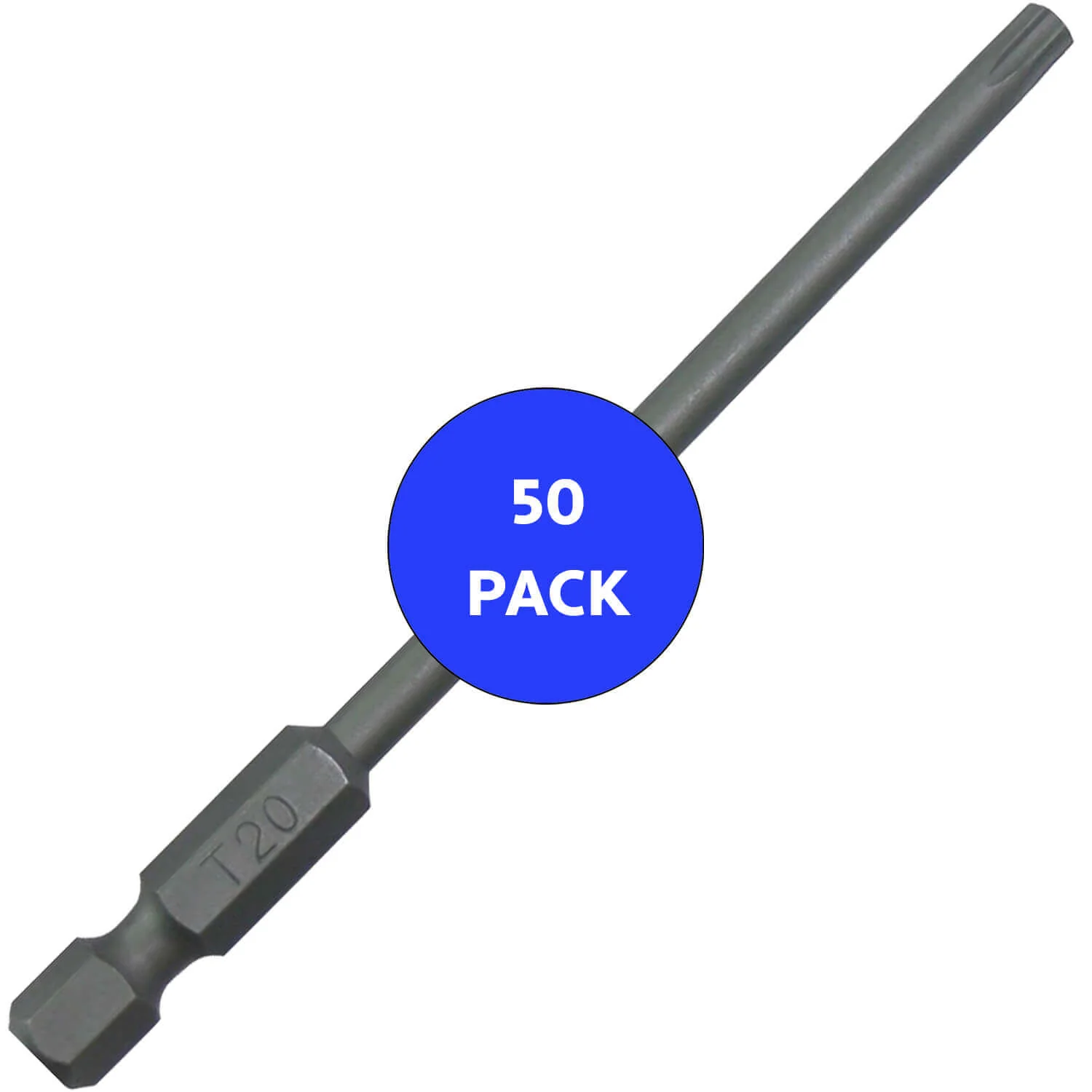T20 (T-20) Torx/Star Driver Bit - Color Coded Torx/Star Drive Quick Change Shank Bit for Screws and Fasteners Requiring T20 (T-20) - Image 16