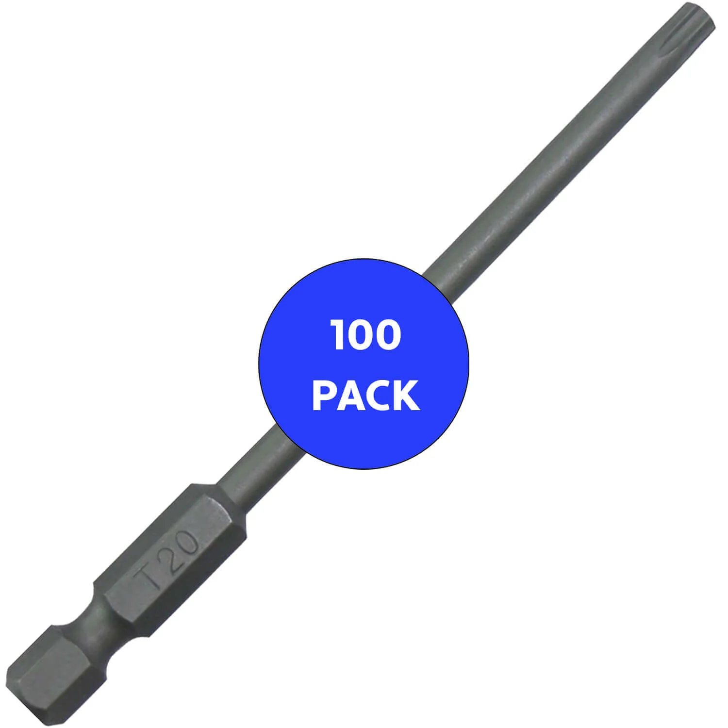 T20 (T-20) Torx/Star Driver Bit - Color Coded Torx/Star Drive Quick Change Shank Bit for Screws and Fasteners Requiring T20 (T-20) - Image 17