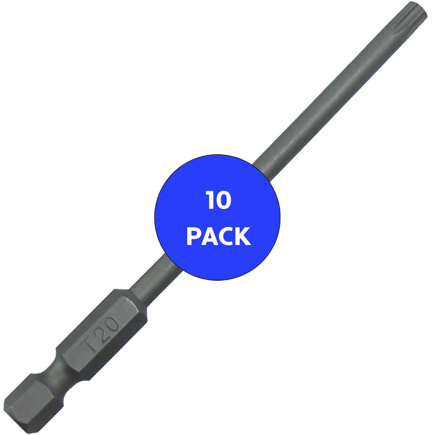 T20 (T-20) Torx/Star Driver Bit - Color Coded Torx/Star Drive Quick Change Shank Bit for Screws and Fasteners Requiring T20 (T-20) - Image 19