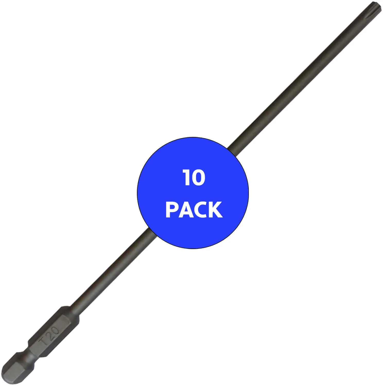 T20 (T-20) Torx/Star Driver Bit - Color Coded Torx/Star Drive Quick Change Shank Bit for Screws and Fasteners Requiring T20 (T-20) - Image 20
