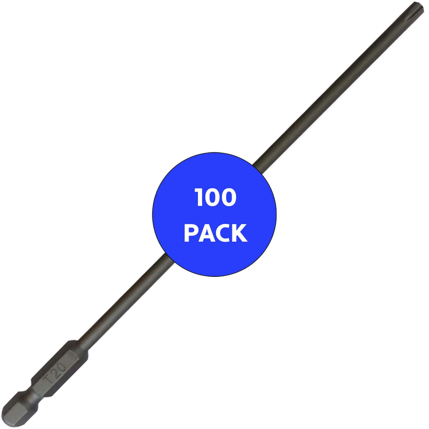 T20 (T-20) Torx/Star Driver Bit - Color Coded Torx/Star Drive Quick Change Shank Bit for Screws and Fasteners Requiring T20 (T-20) - Image 22