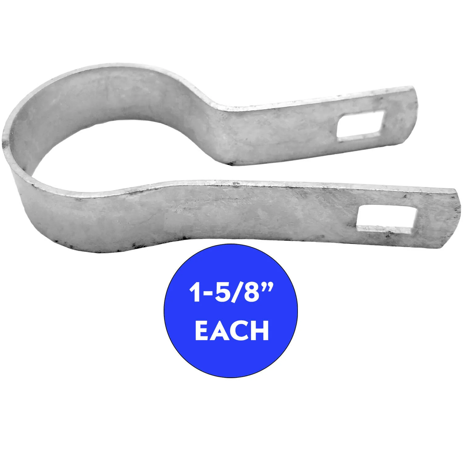 Tension Band for Chain Link Fence - Manufactured from Galvanized Steel to Prevent Rust. Tension Bands Wrap Around the Pipe on the Fence and Attach to a Tension Bar Holding the Chain Link Mesh - Image 12
