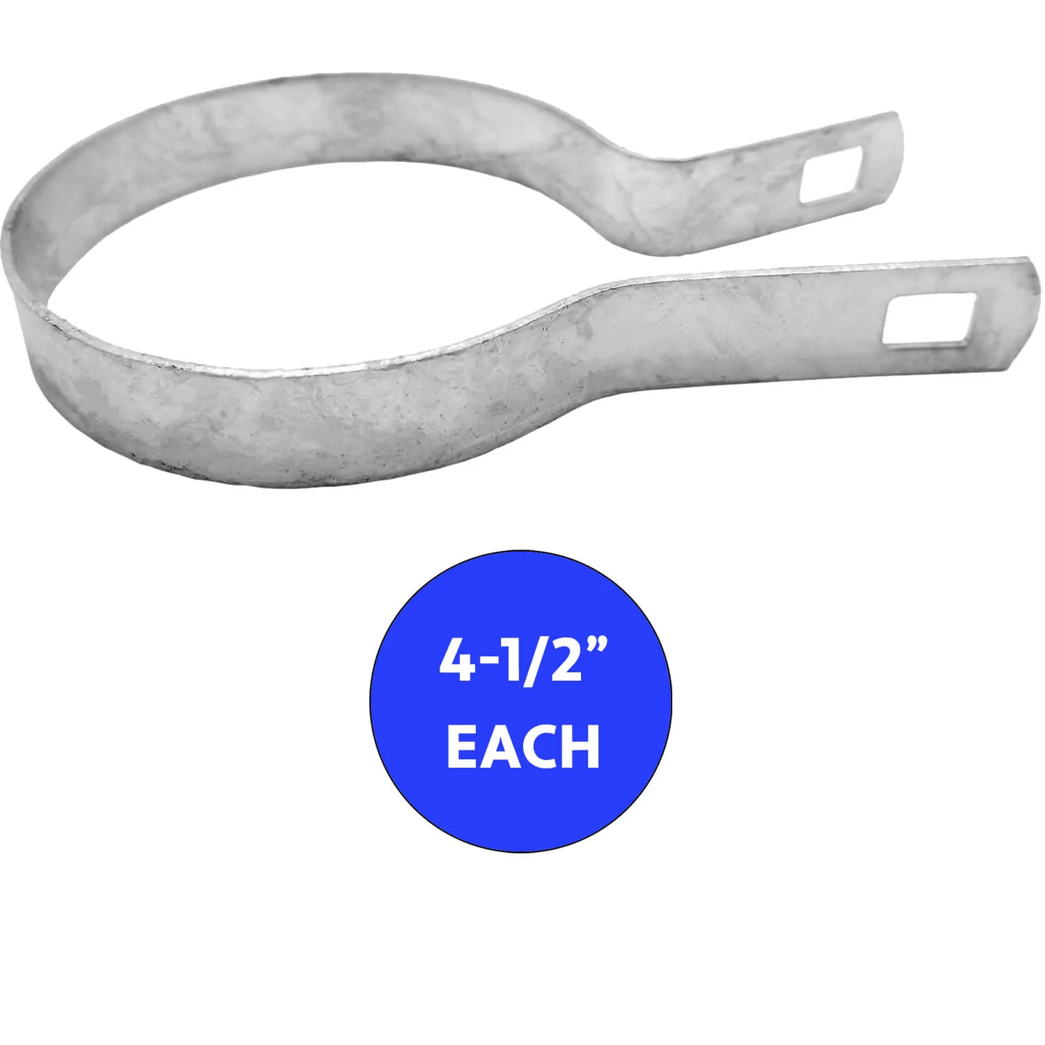 Tension Band for Chain Link Fence - Manufactured from Galvanized Steel to Prevent Rust. Tension Bands Wrap Around the Pipe on the Fence and Attach to a Tension Bar Holding the Chain Link Mesh - Image 13