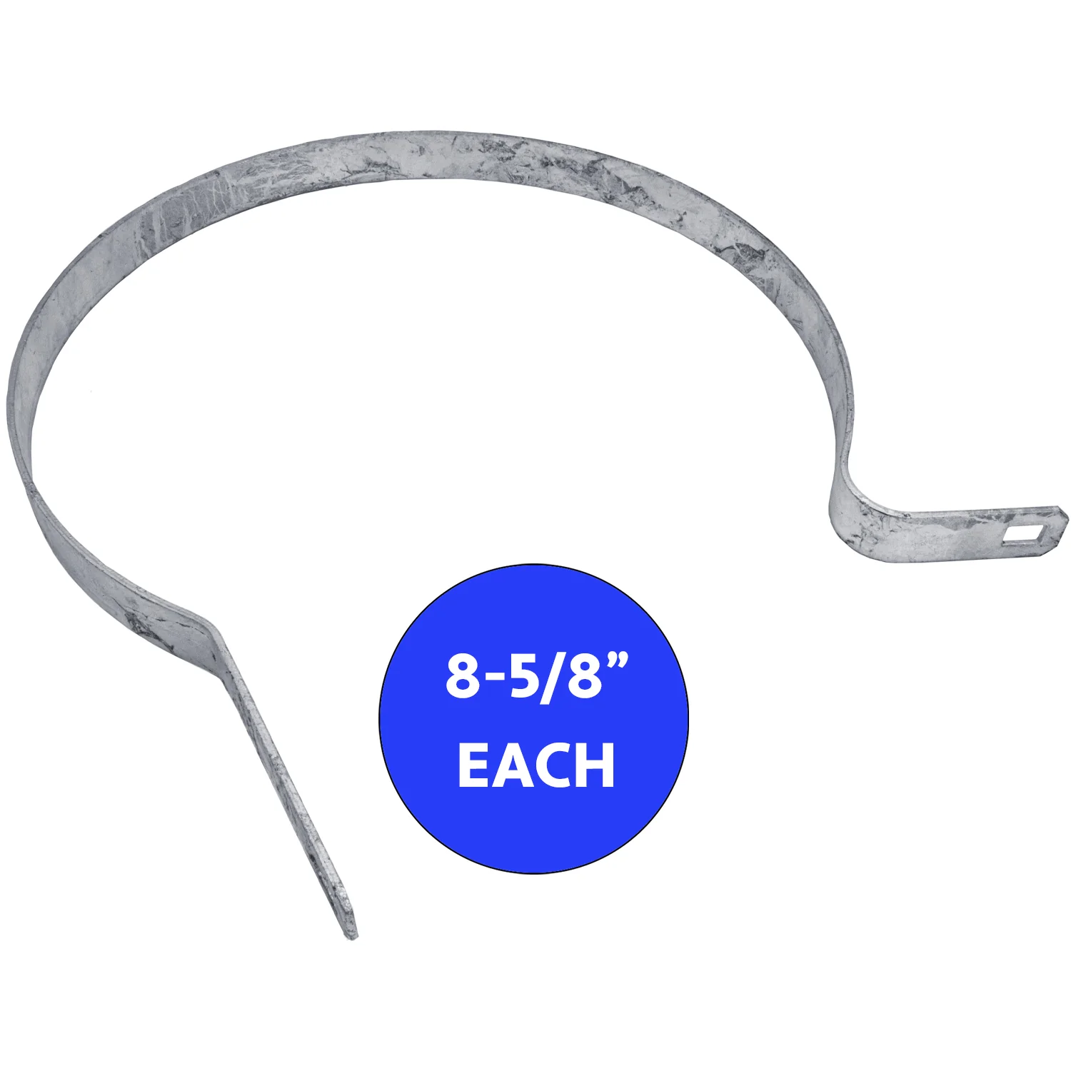Tension Band for Chain Link Fence - Manufactured from Galvanized Steel to Prevent Rust. Tension Bands Wrap Around the Pipe on the Fence and Attach to a Tension Bar Holding the Chain Link Mesh - Image 14