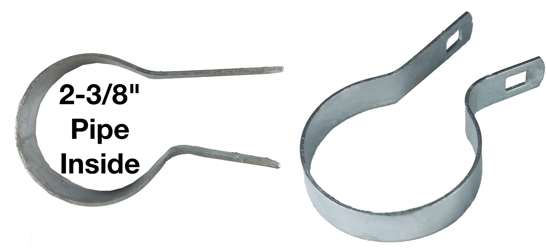 Tension Band for Chain Link Fence - Manufactured from Galvanized Steel to Prevent Rust. Tension Bands Wrap Around the Pipe on the Fence and Attach to a Tension Bar Holding the Chain Link Mesh - Image 21