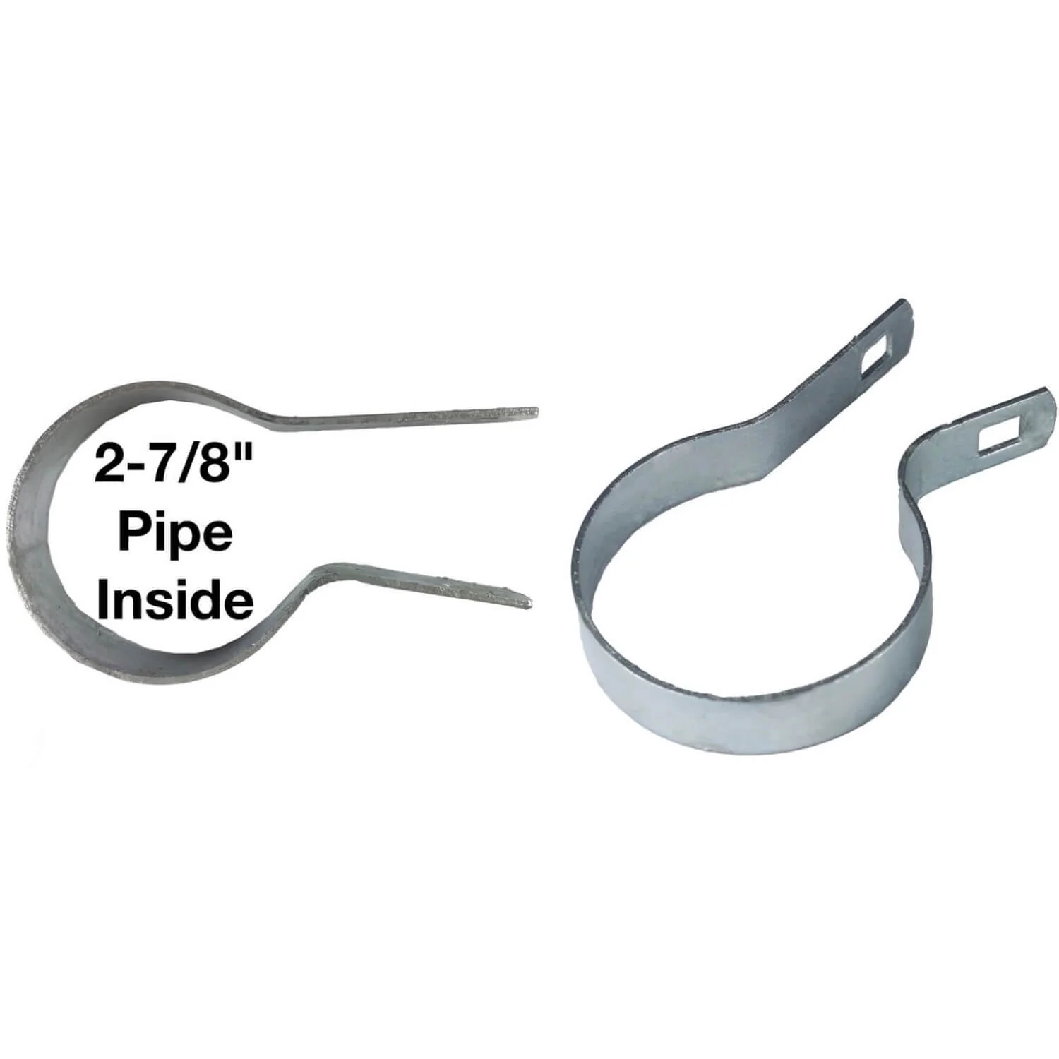 Tension Band for Chain Link Fence - Manufactured from Galvanized Steel to Prevent Rust. Tension Bands Wrap Around the Pipe on the Fence and Attach to a Tension Bar Holding the Chain Link Mesh - Image 23