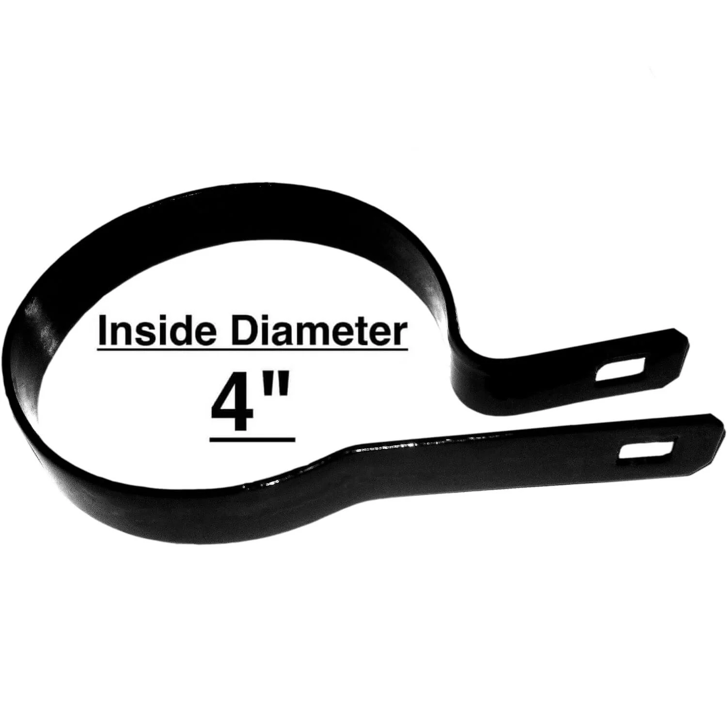 Tension Bands for Chain Link Fence - BLACK Powder Coated Chain Link Tension Band - Image 20