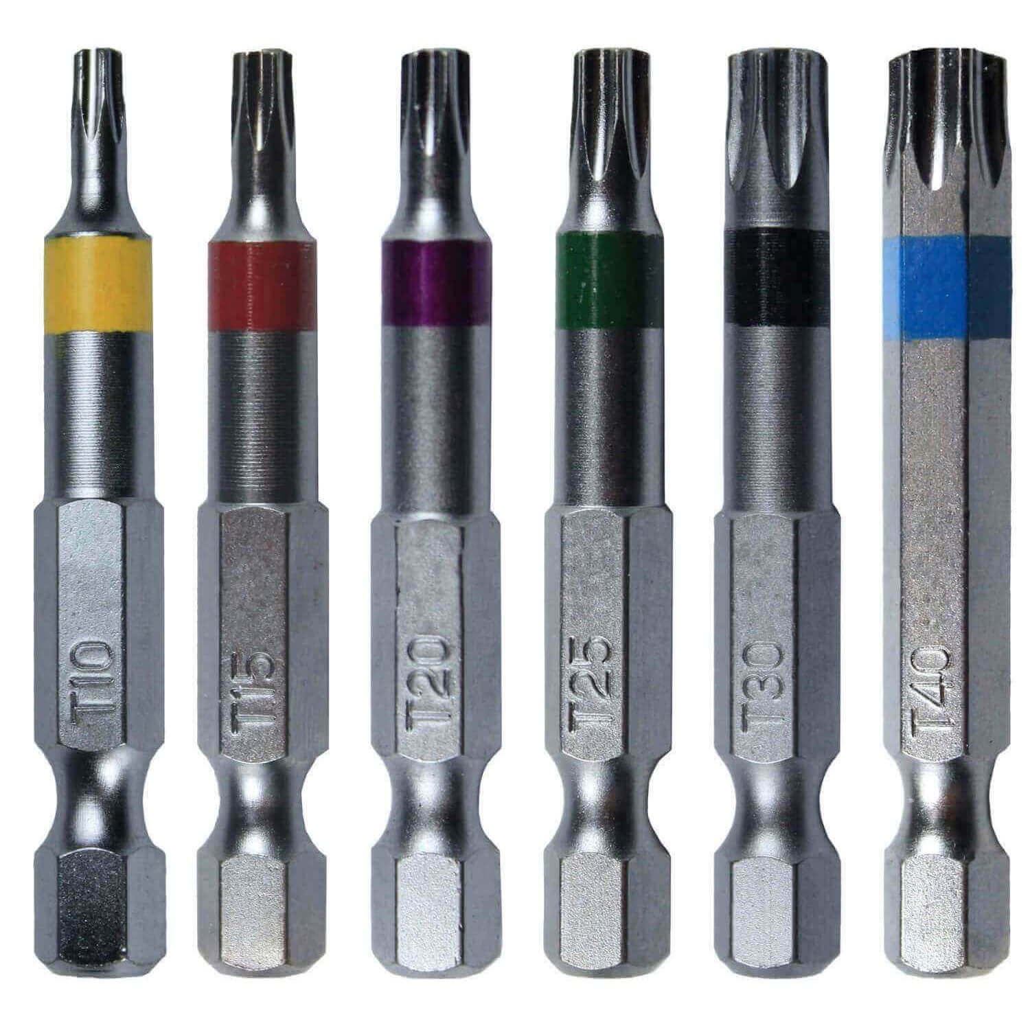 Torx/Star Driver Bit Sets. Quick Change Shanks in One and Two Inch Lengths - Image 4