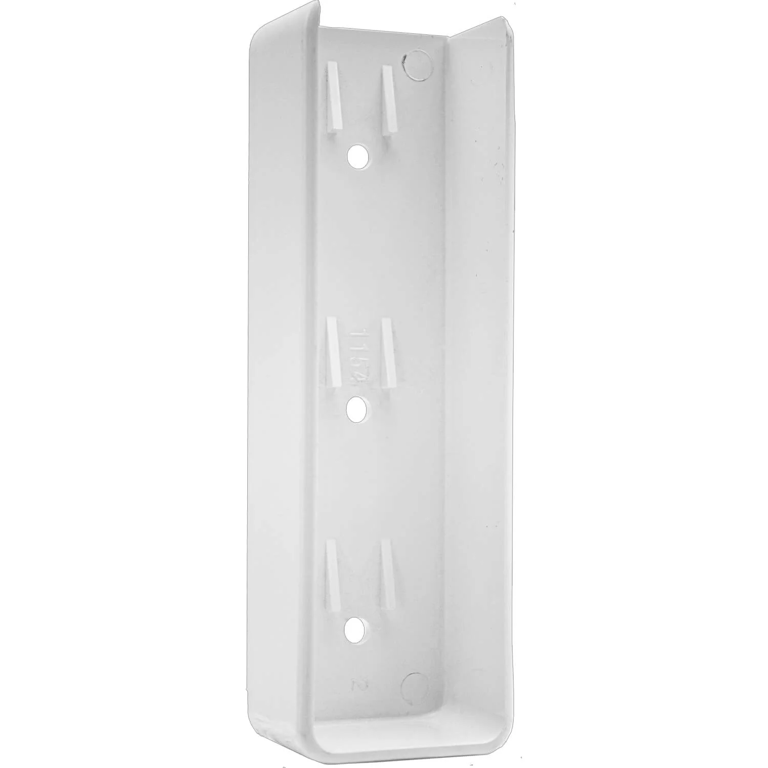 WHITE VINYL FENCE RAIL MOUNTING BRACKET - Image 3