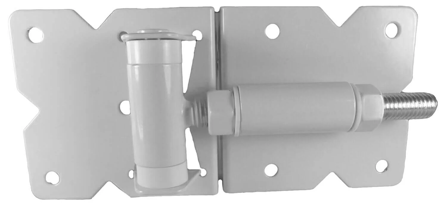 Vinyl Gate Hinges - For Vinyl, PVC or Plastic Fencing. Vinyl Fence Gate Hinges w/Mounting Hardware. Available in Standard, Self-Closing and Stainless Steel - Image 3
