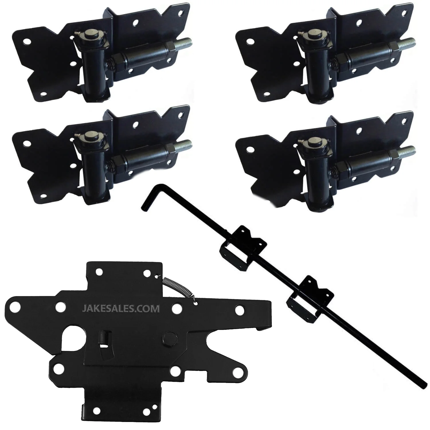 Vinyl Gate Kits in Standard and Self-Closing for Single and Double Gates. Choose from Black or White With or Without Drop Rods. Standard and Extended Gate Latches - Image 12