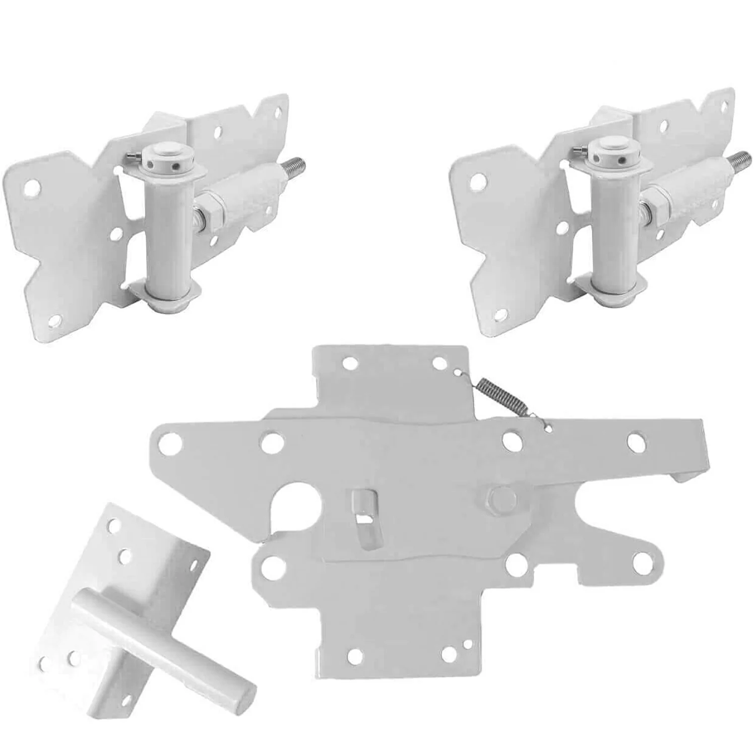 Vinyl Gate Kits in Standard and Self-Closing for Single and Double Gates. Choose from Black or White With or Without Drop Rods. Standard and Extended Gate Latches - Image 15