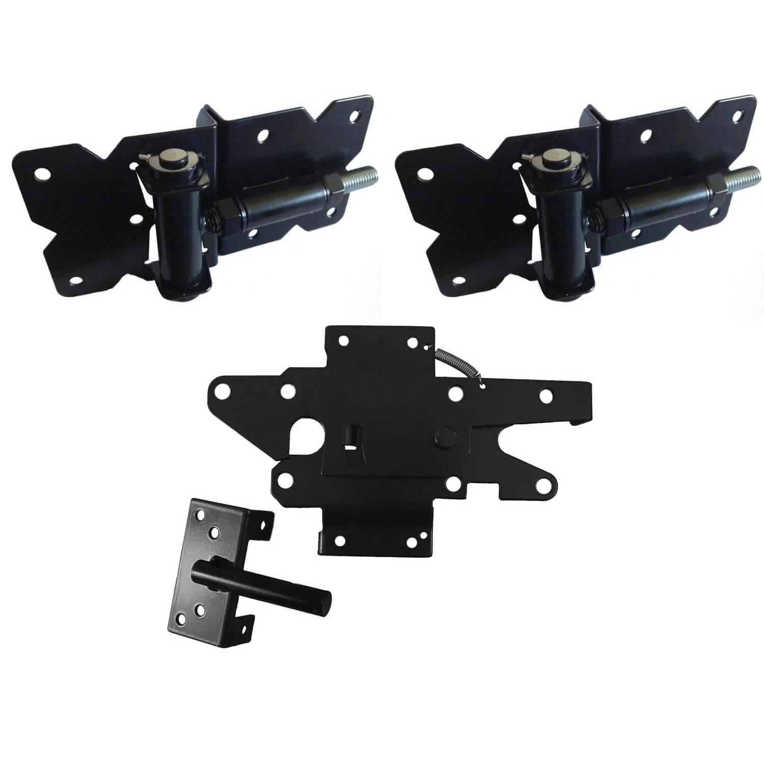 Vinyl Gate Kits in Standard and Self-Closing for Single and Double Gates. Choose from Black or White With or Without Drop Rods. Standard and Extended Gate Latches - Image 16