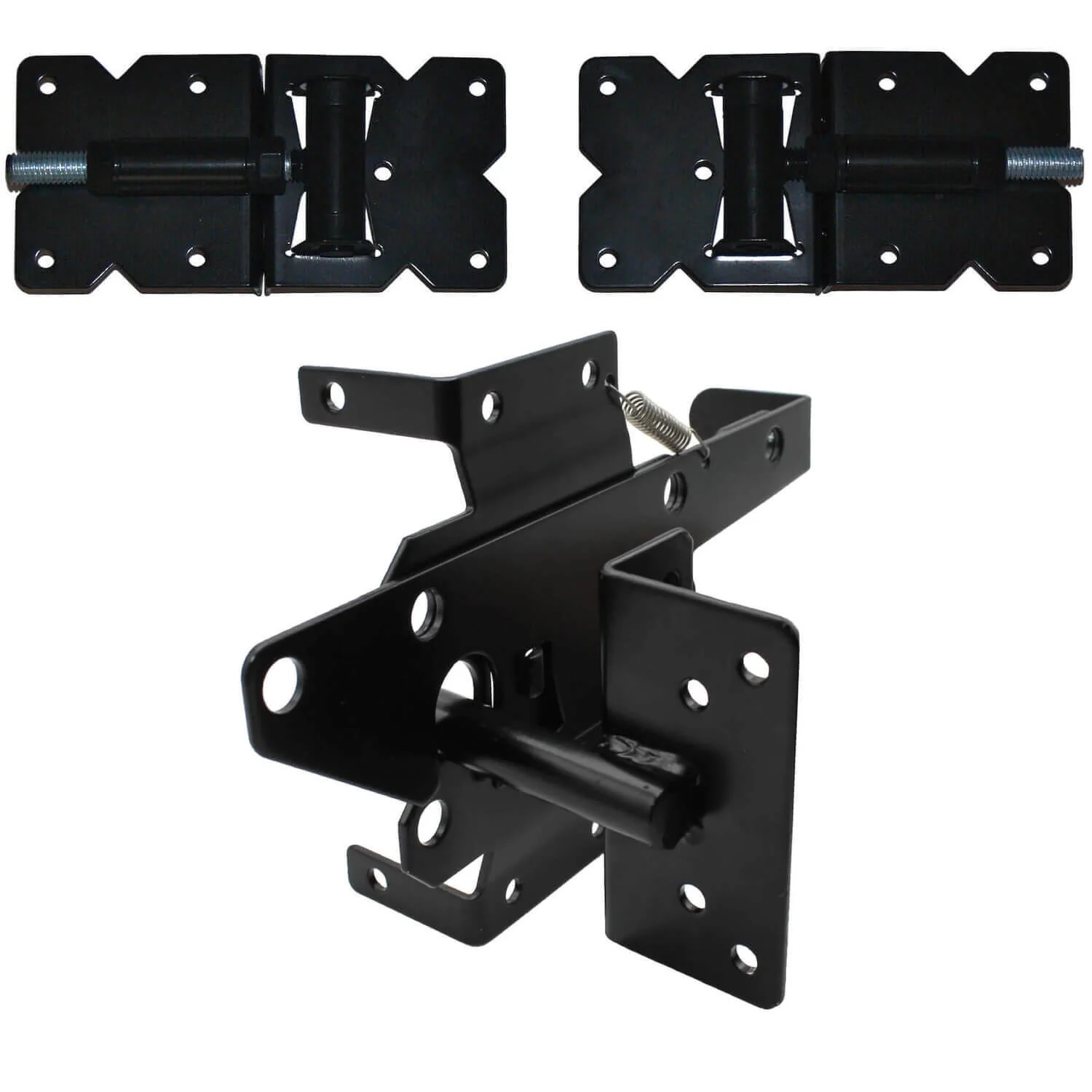 Vinyl Gate Kits in Standard and Self-Closing for Single and Double Gates. Choose from Black or White With or Without Drop Rods. Standard and Extended Gate Latches - Image 23