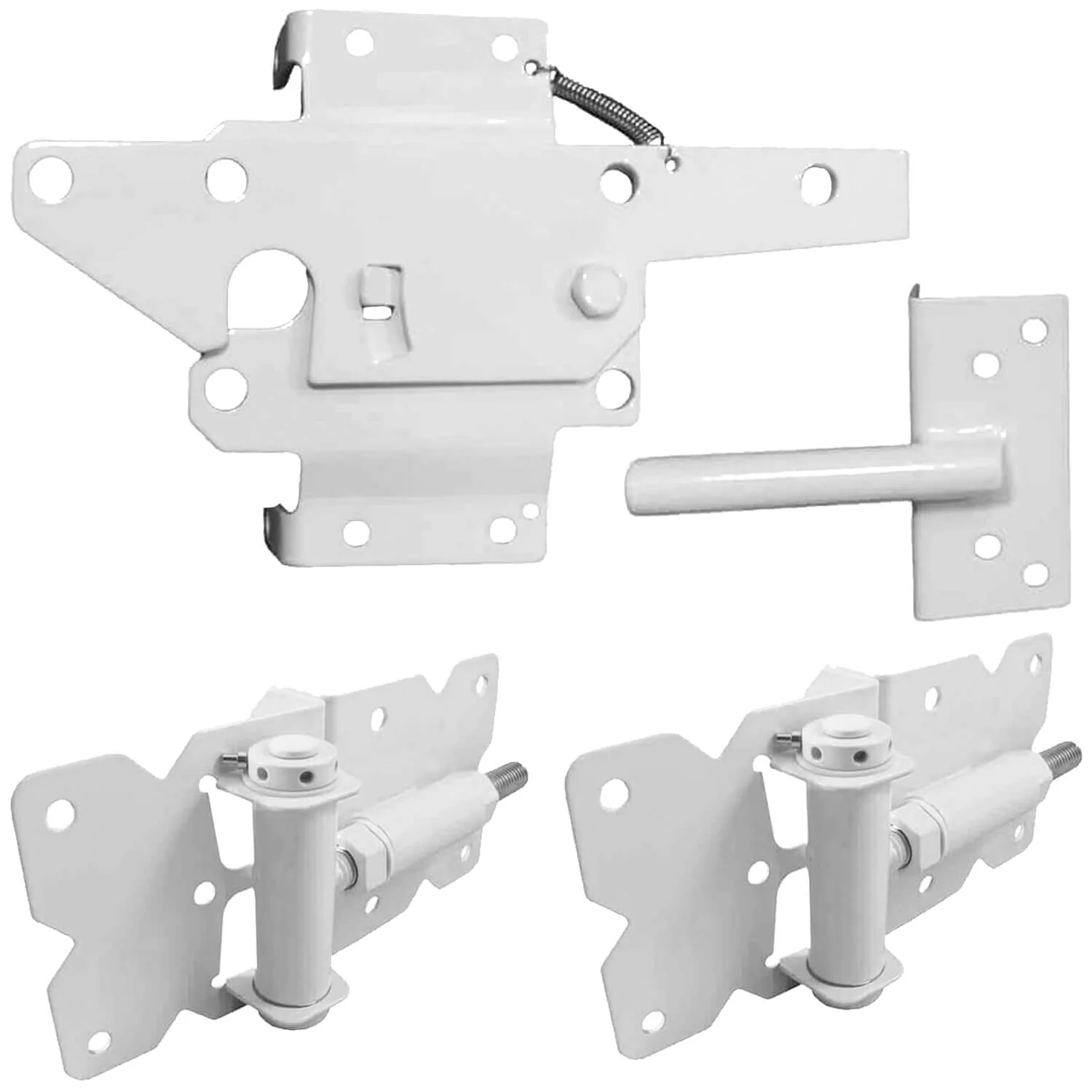 Vinyl Gate Kits in Standard and Self-Closing for Single and Double Gates. Choose from Black or White With or Without Drop Rods. Standard and Extended Gate Latches - Image 28