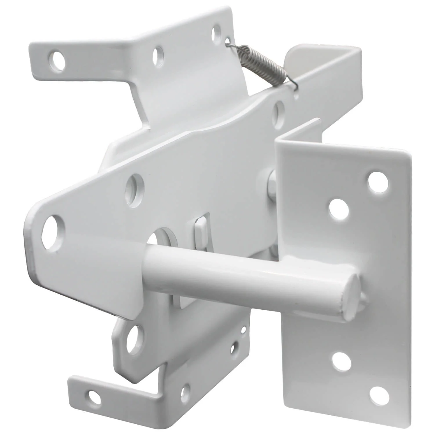 Vinyl Gate Latch for Vinyl, Wood, PVC etc Fencing. Fence Gate Latch w/Mounting Hardware - Gate Latches have a 90 Degree Bracket Resulting in a Positive Latch to Gate Connection - Image 16