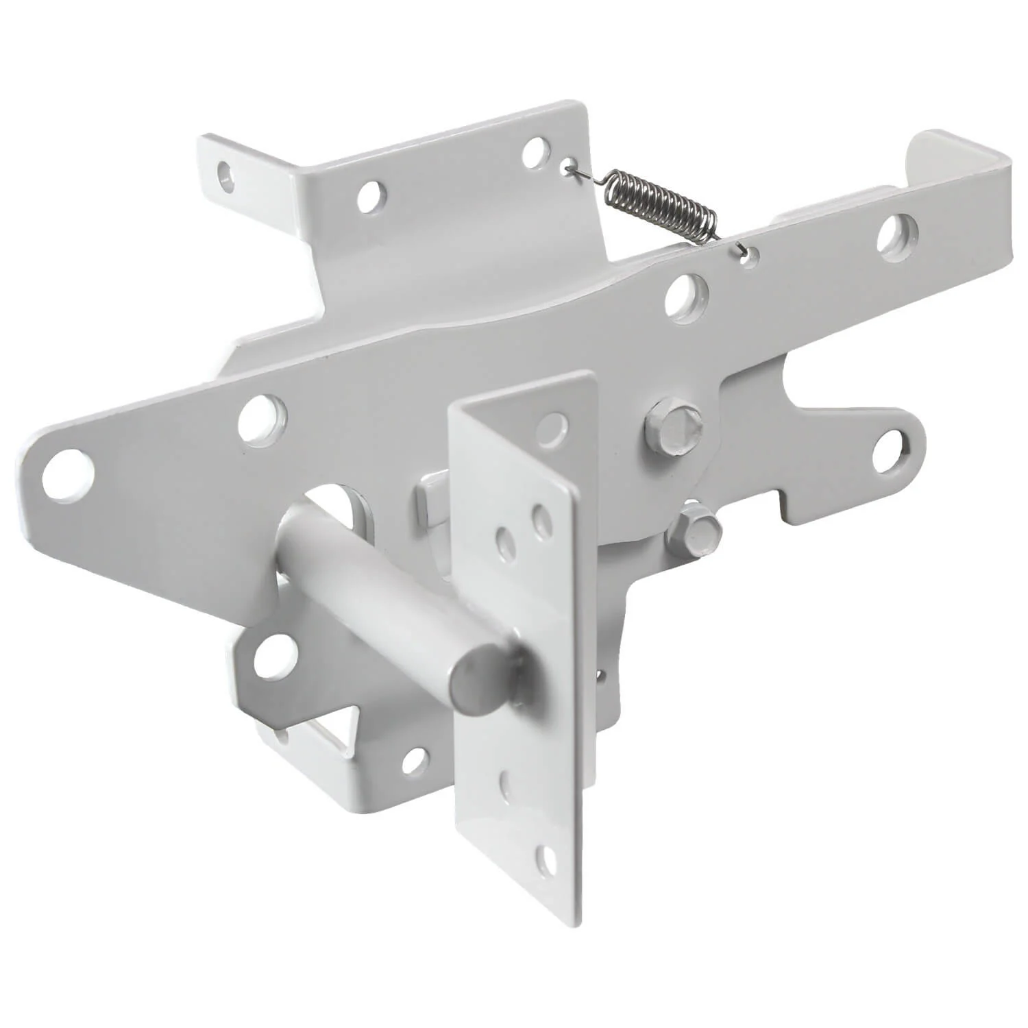 Vinyl Gate Latch for Vinyl, Wood, PVC etc Fencing. Fence Gate Latch w/Mounting Hardware - Gate Latches have a 90 Degree Bracket Resulting in a Positive Latch to Gate Connection - Image 17