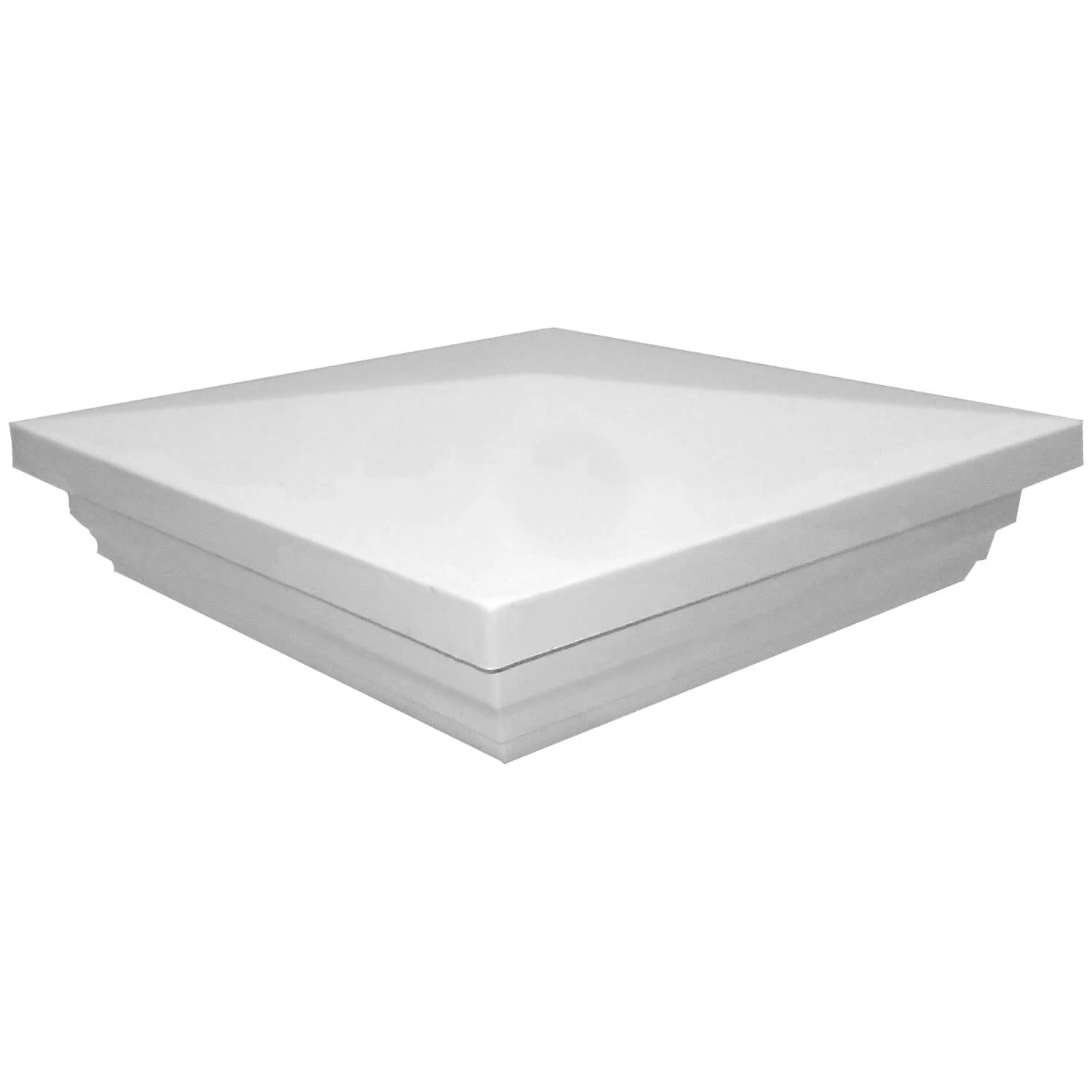 White Vinyl Post Caps – For 4" & 5" Vinyl Fence Posts - Image 9