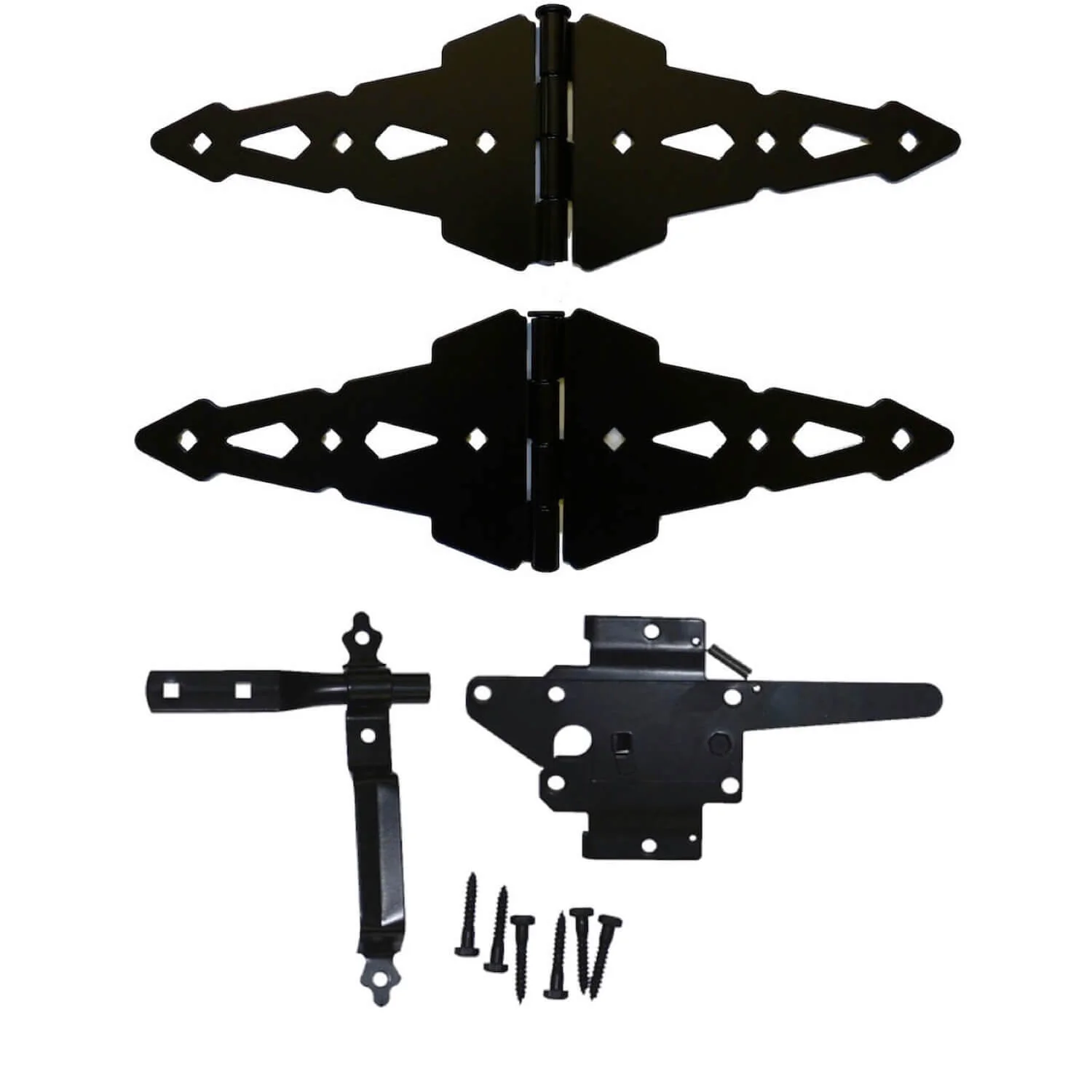Jake Sales Gate Hardware Kits - Single/Double Gates, Dual Latch, Black Coated - Image 9