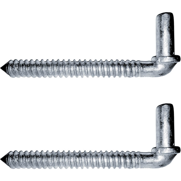 Heavy-Duty Lag Screw Gate Hinge for Wood Fence Posts and Gates – Galvanized Steel - Image 14