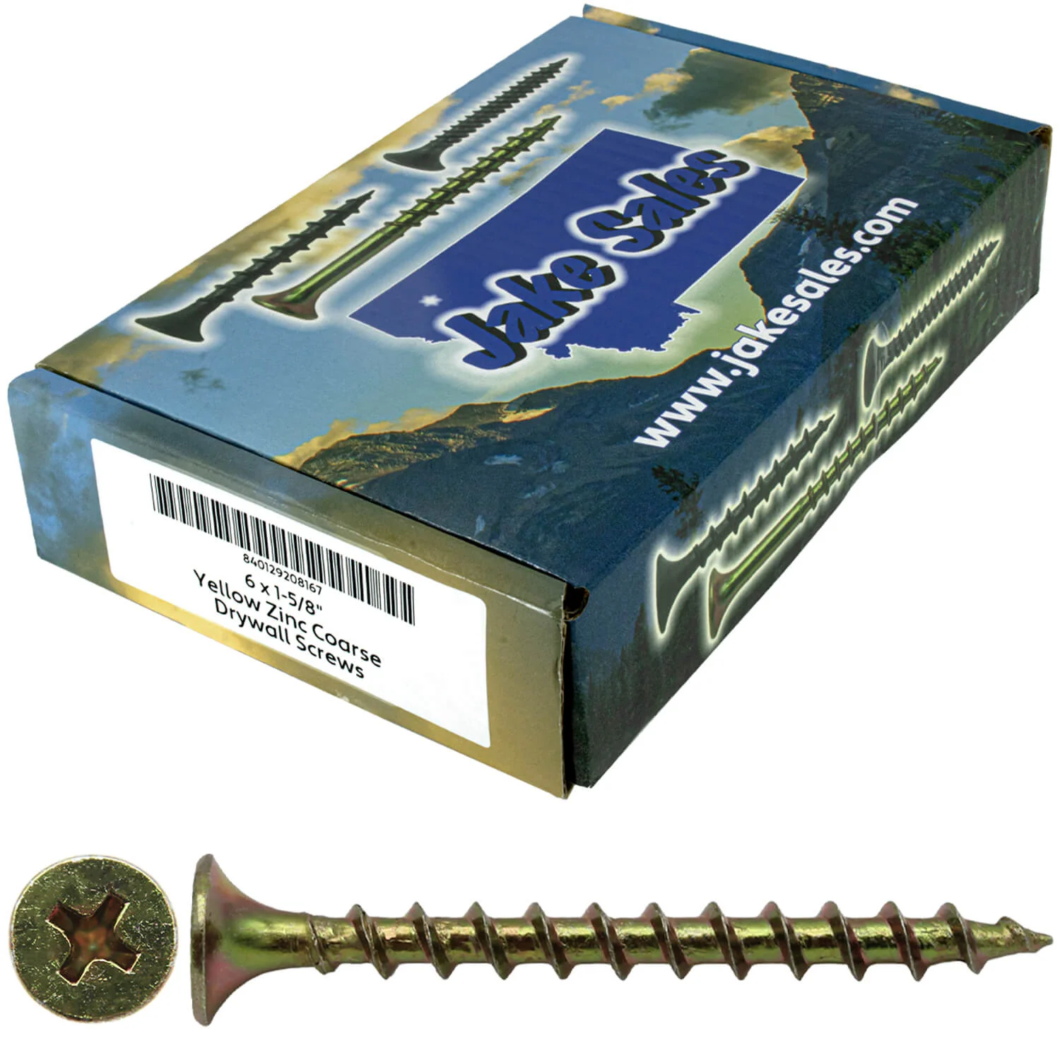 Yellow Zinc Coarse Thread Drywall, Gypsum board, Sheetrock, Plasterboard Screws. Use for all purpose wood screws - Image 10