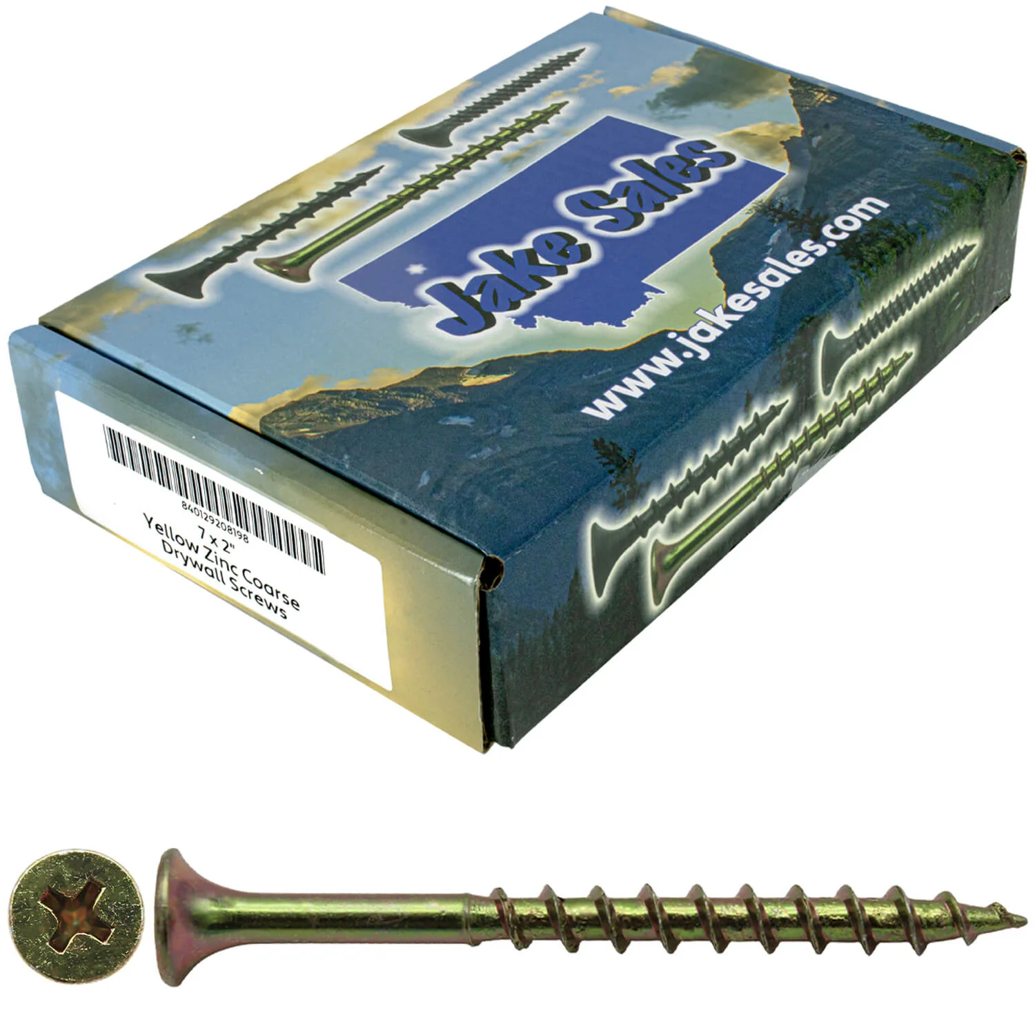 Yellow Zinc Coarse Thread Drywall, Gypsum board, Sheetrock, Plasterboard Screws. Use for all purpose wood screws - Image 116