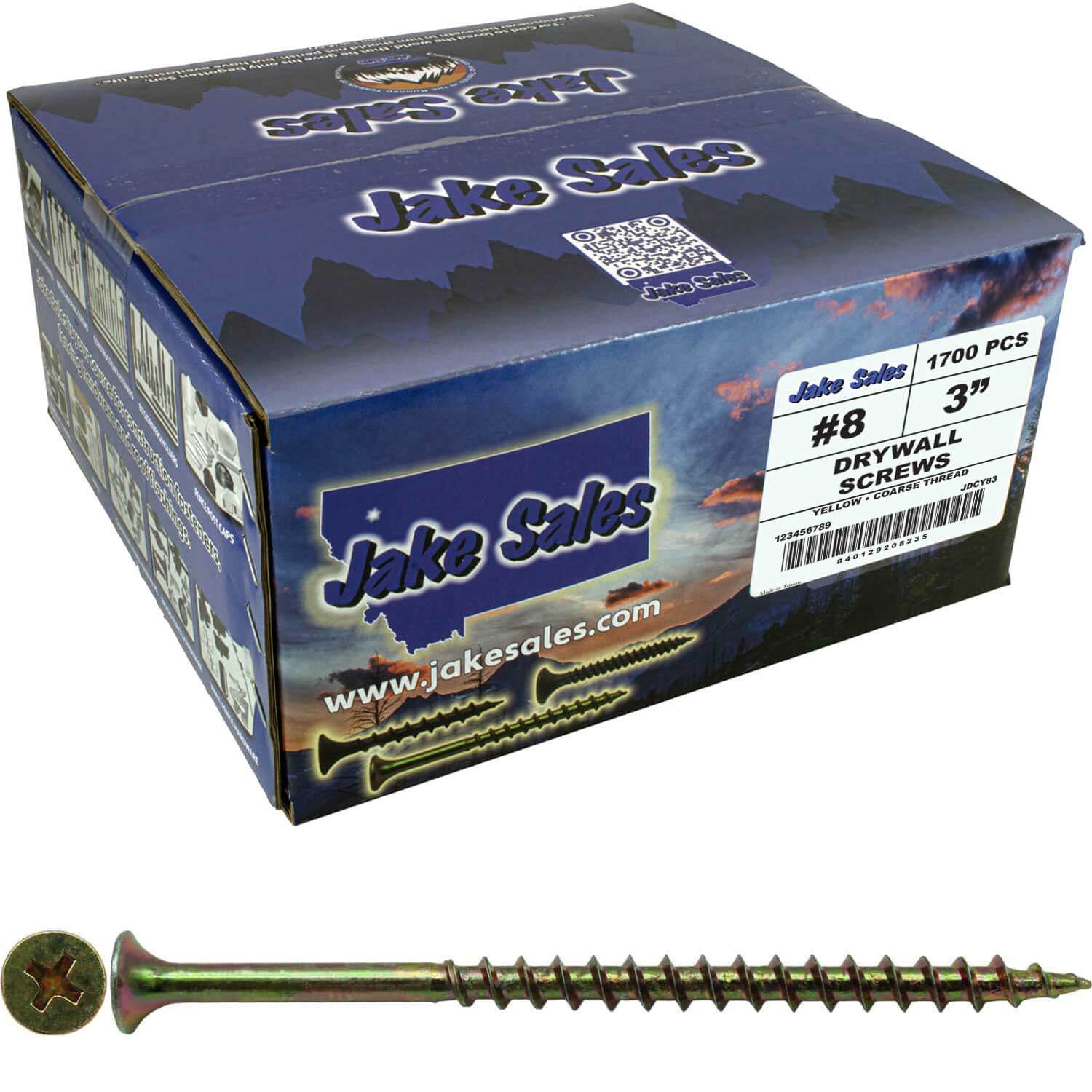 Yellow Zinc Coarse Thread Drywall, Gypsum board, Sheetrock, Plasterboard Screws. Use for all purpose wood screws - Image 20