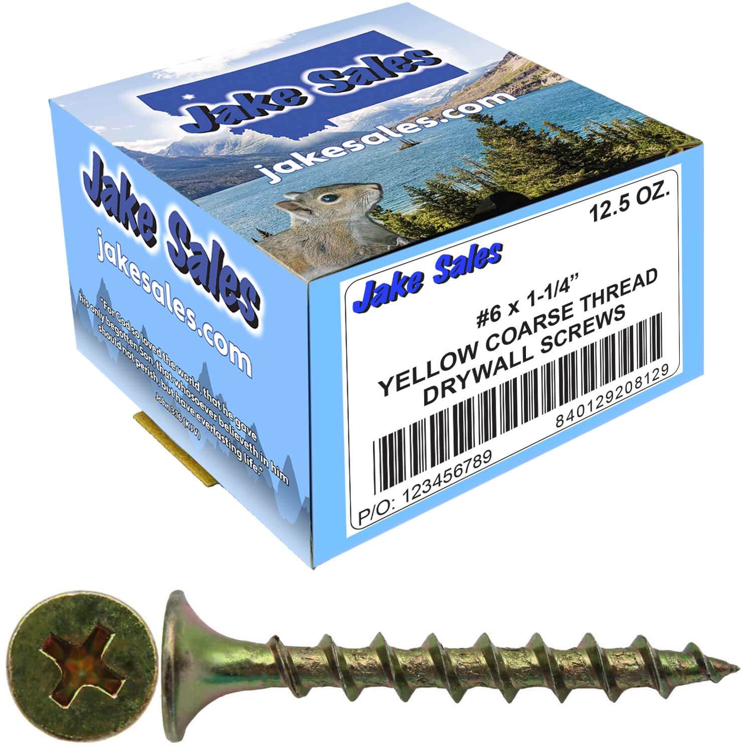 Yellow Zinc Coarse Thread Drywall, Gypsum board, Sheetrock, Plasterboard Screws. Use for all purpose wood screws - Image 39