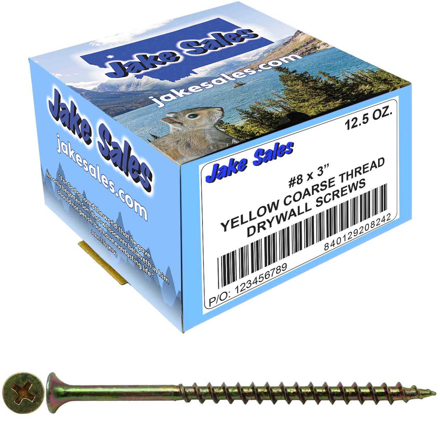 Yellow Zinc Coarse Thread Drywall, Gypsum board, Sheetrock, Plasterboard Screws. Use for all purpose wood screws - Image 55