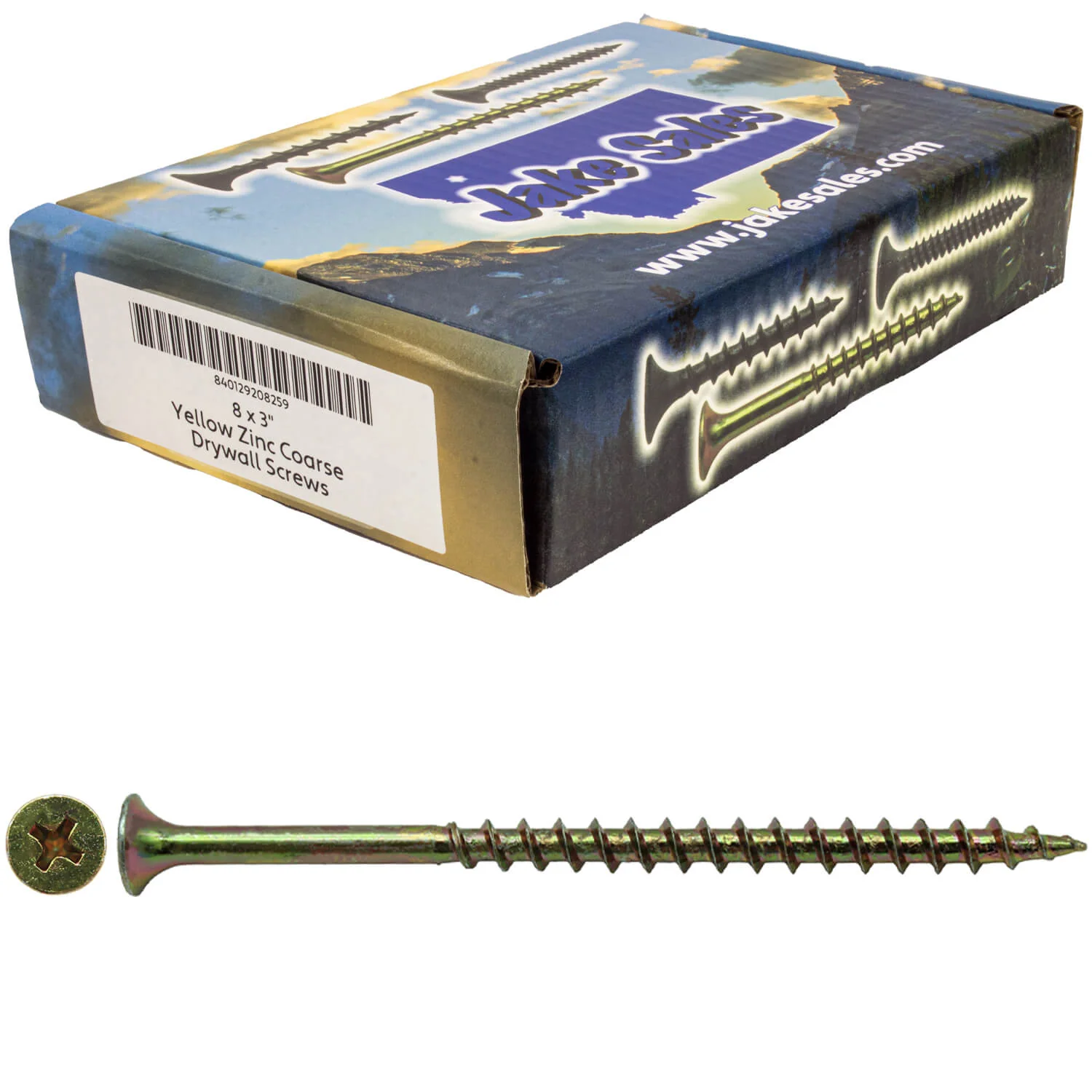 Yellow Zinc Coarse Thread Drywall, Gypsum board, Sheetrock, Plasterboard Screws. Use for all purpose wood screws - Image 58