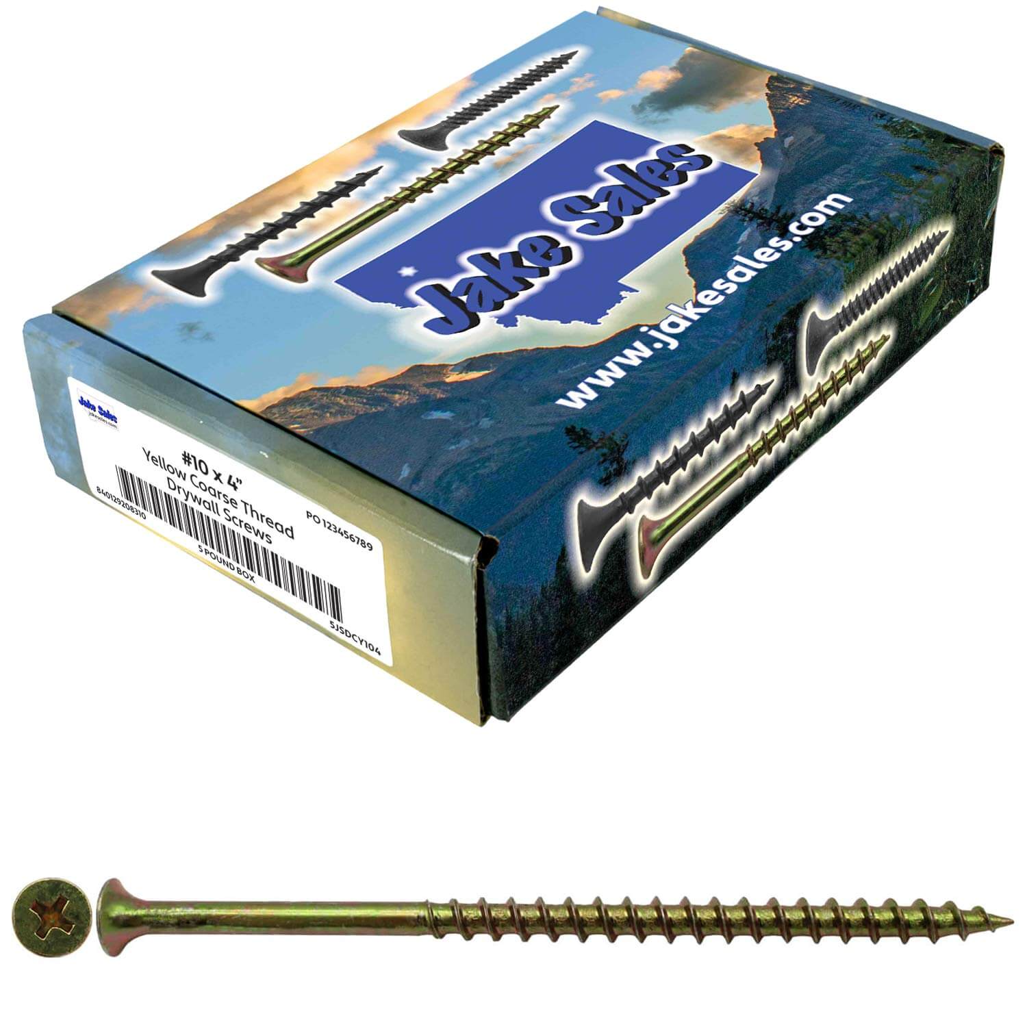 Yellow Zinc Coarse Thread Drywall, Gypsum board, Sheetrock, Plasterboard Screws. Use for all purpose wood screws - Image 65